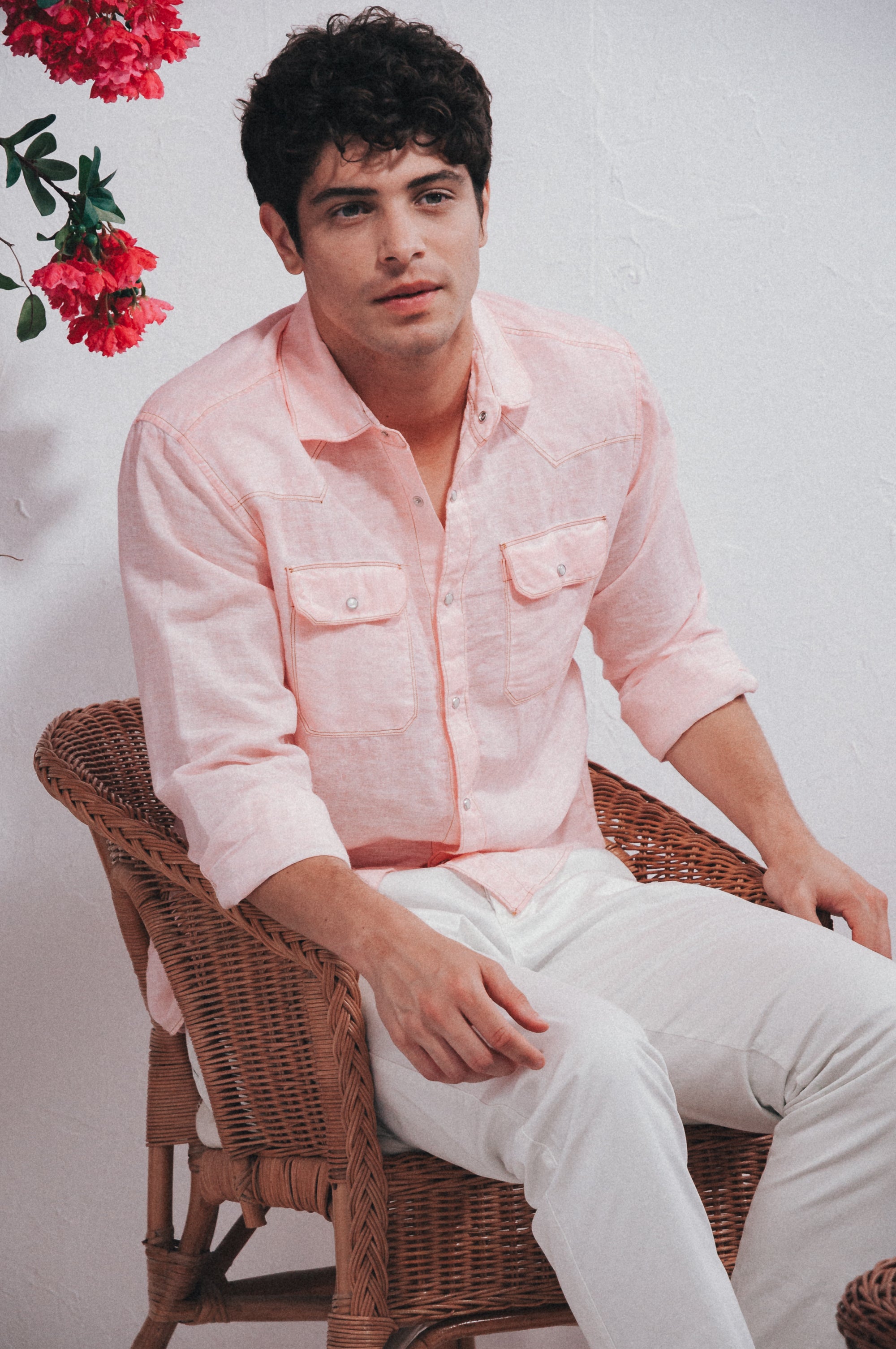 Austin Shirt - Flamingo