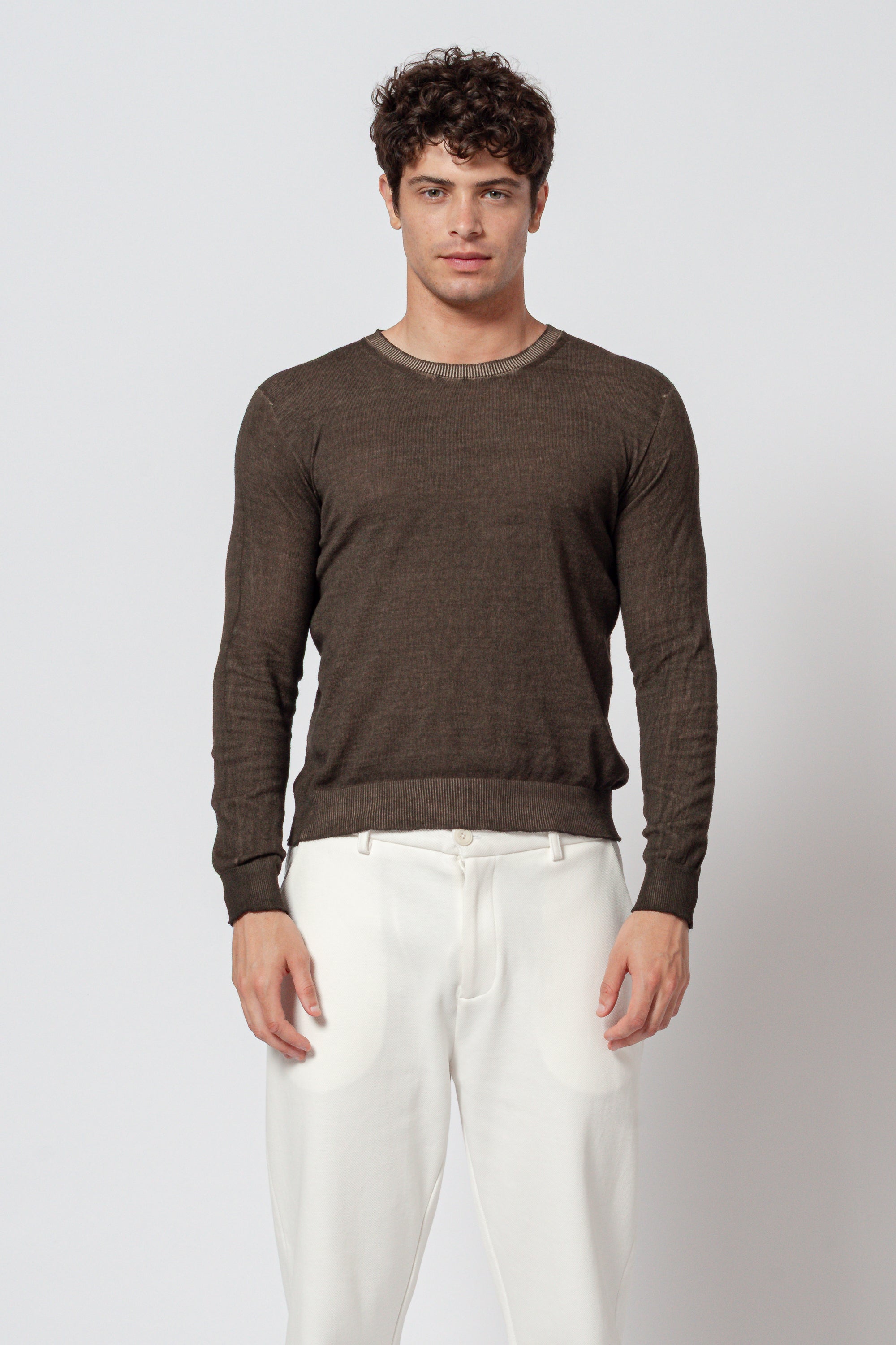 George Crew Knit - Cliff