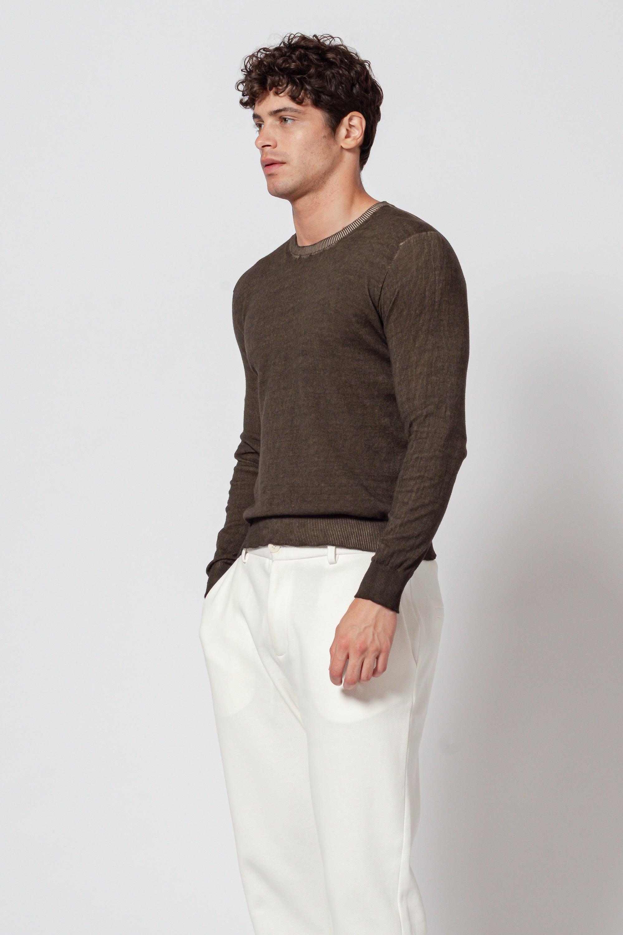 George Crew Knit - Cliff