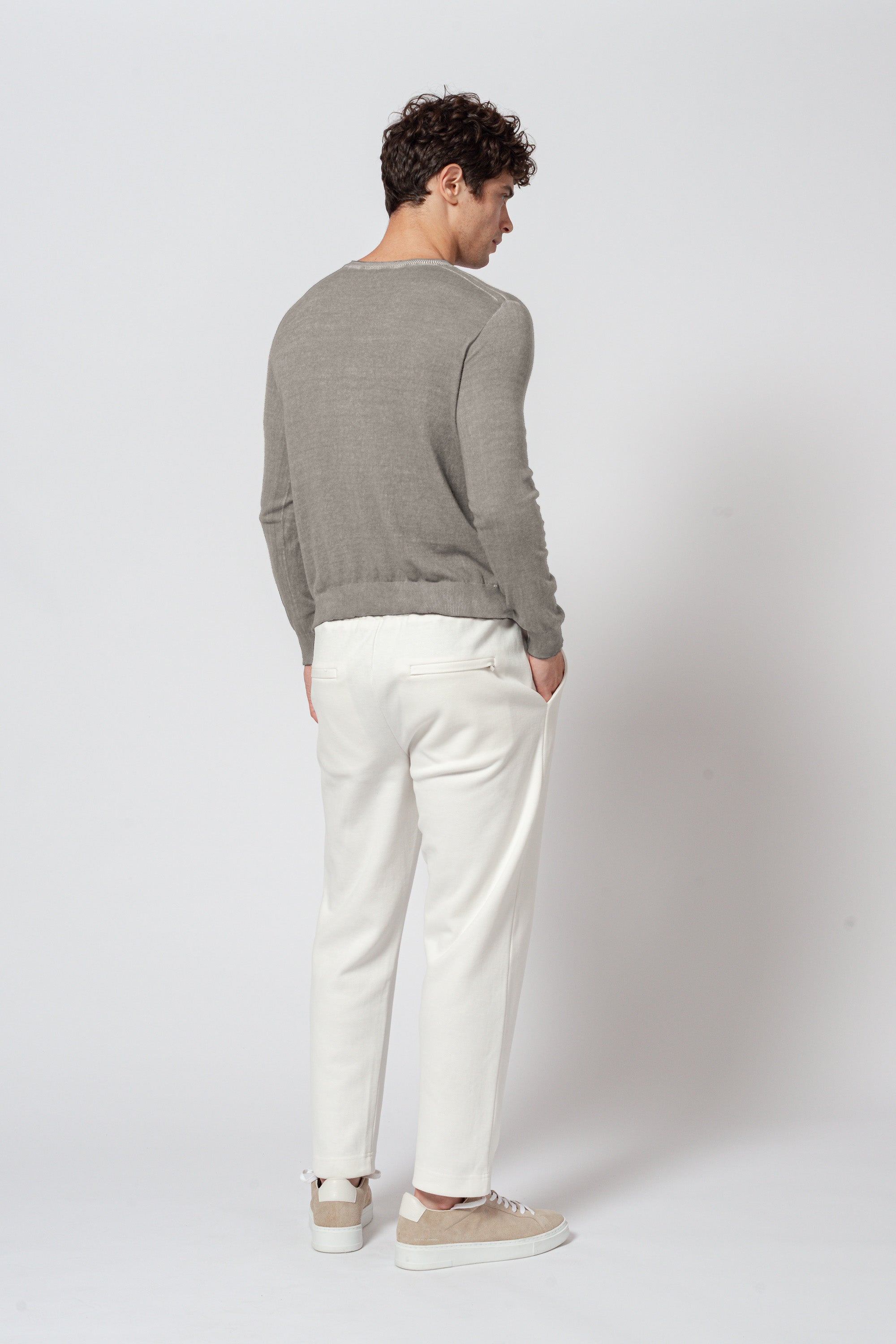 George Crew Knit - Grafite