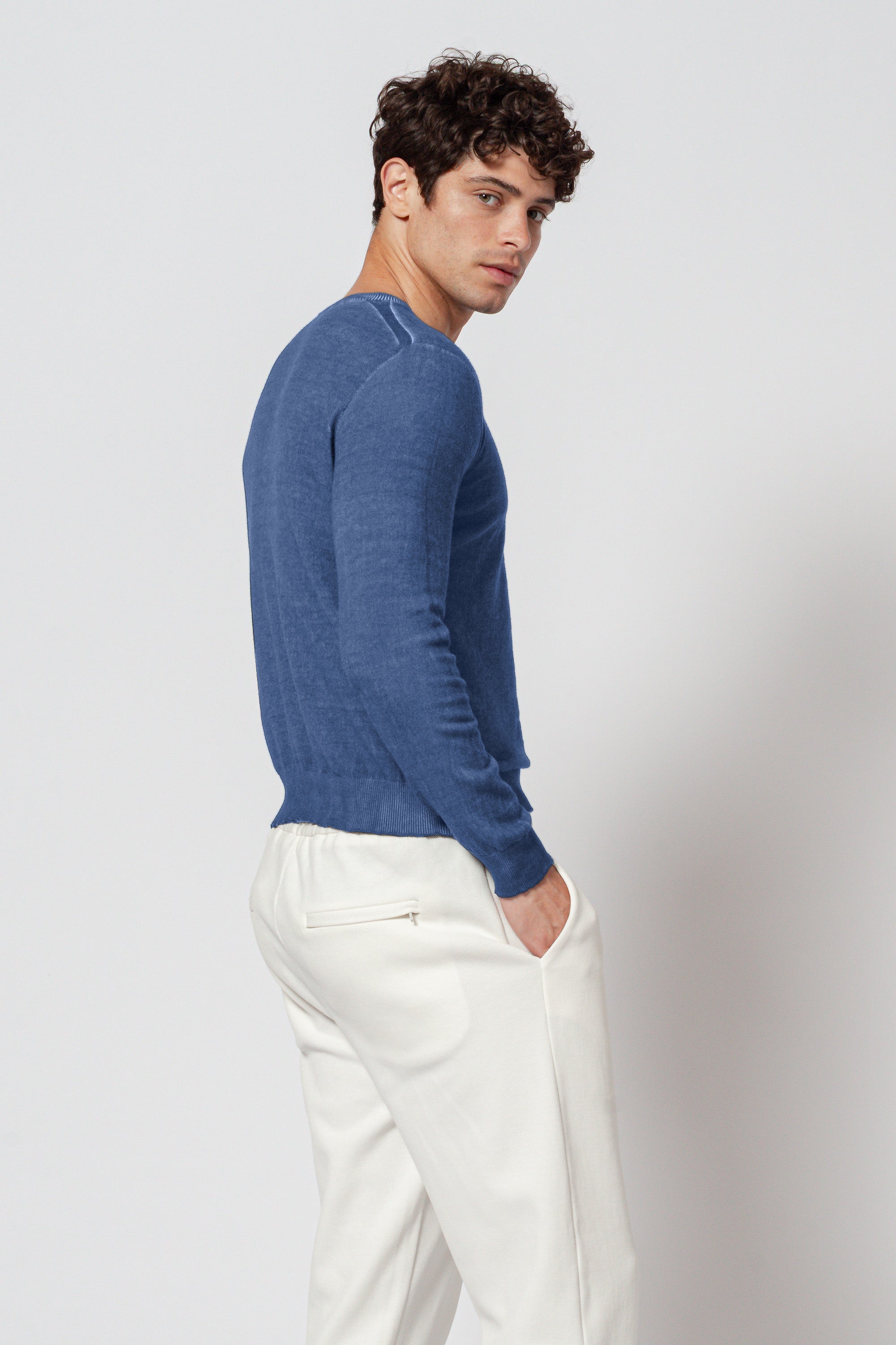 George Crew Knit - Nautico