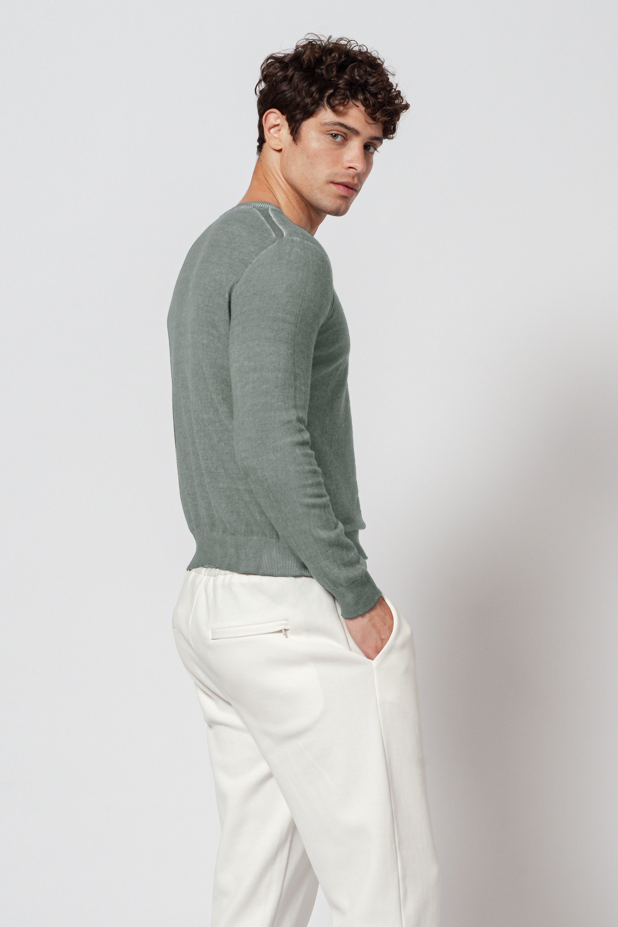 George Crew Knit - Salvia