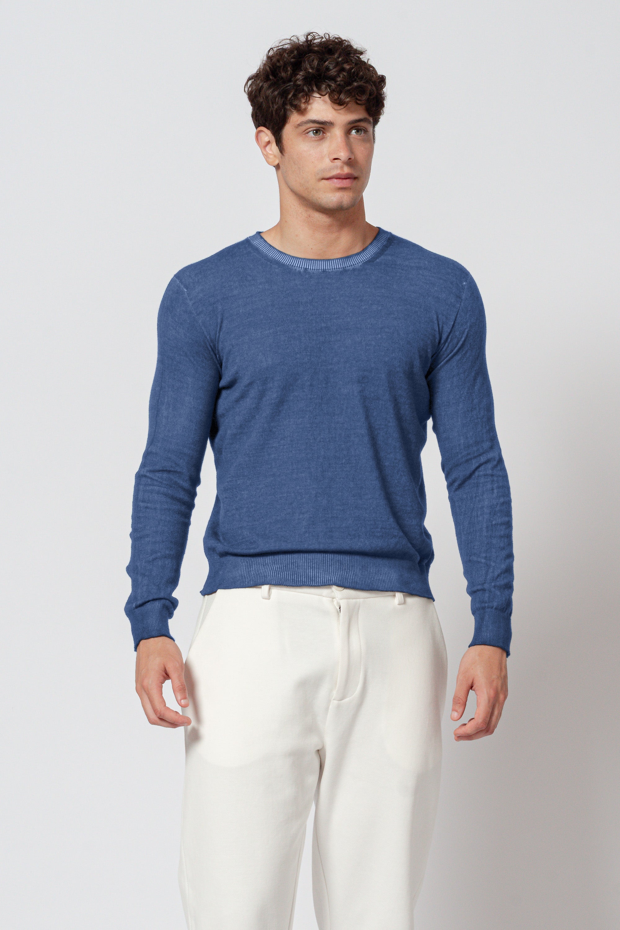 George Crew Knit - Nautico