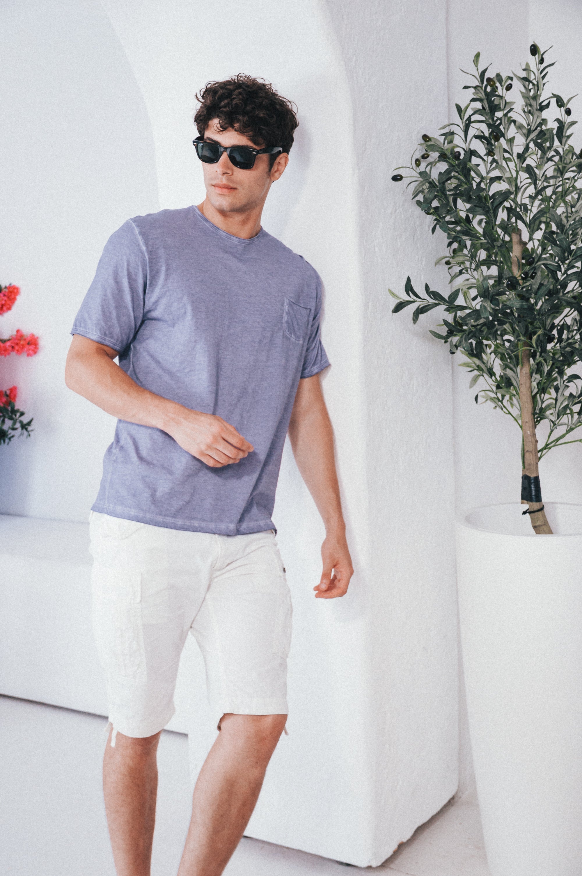 Postcard T-shirt - Lavanda