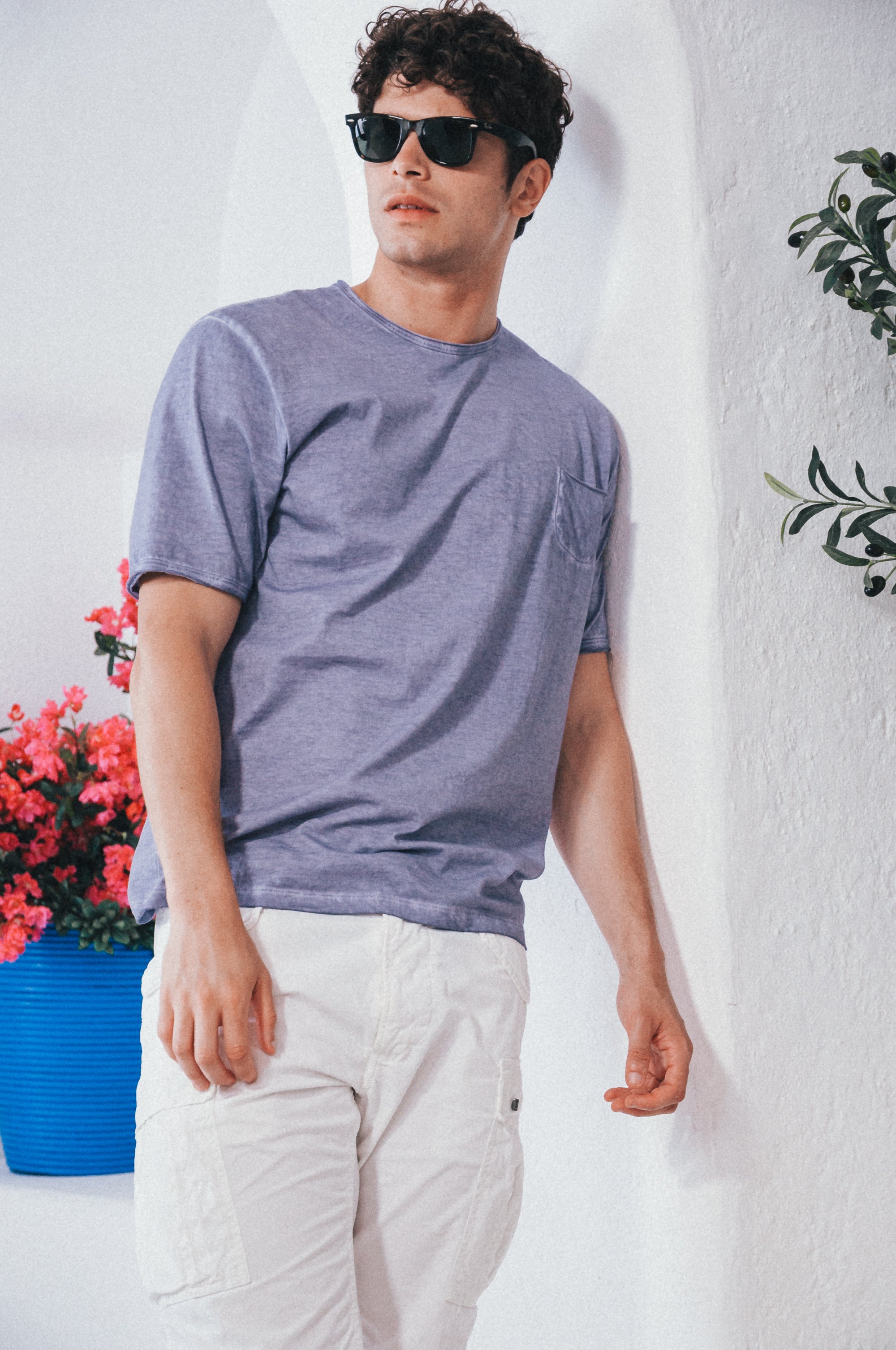 Postcard T-shirt - Lavanda