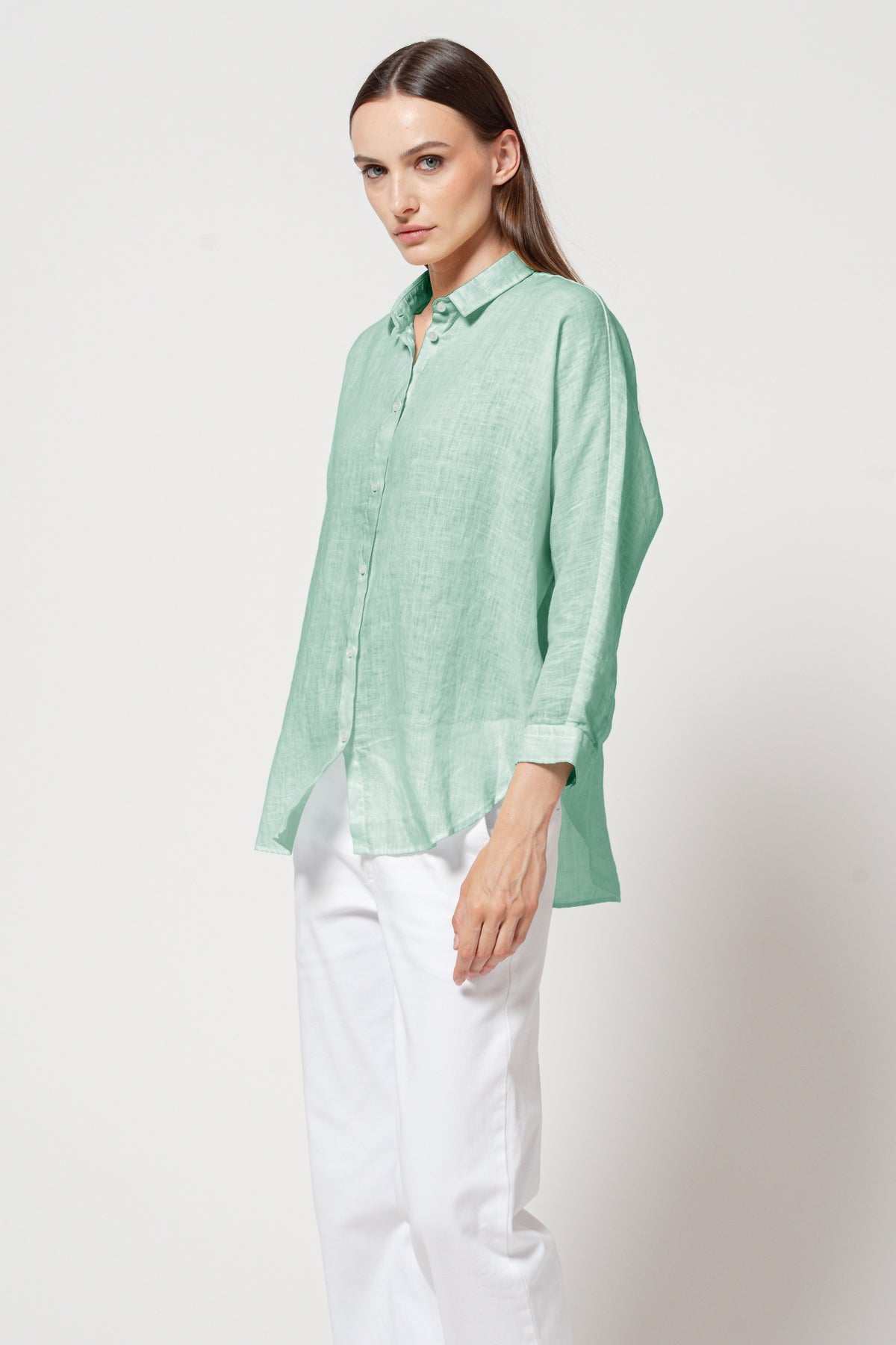 Allie Linen Blouse - Eucaly