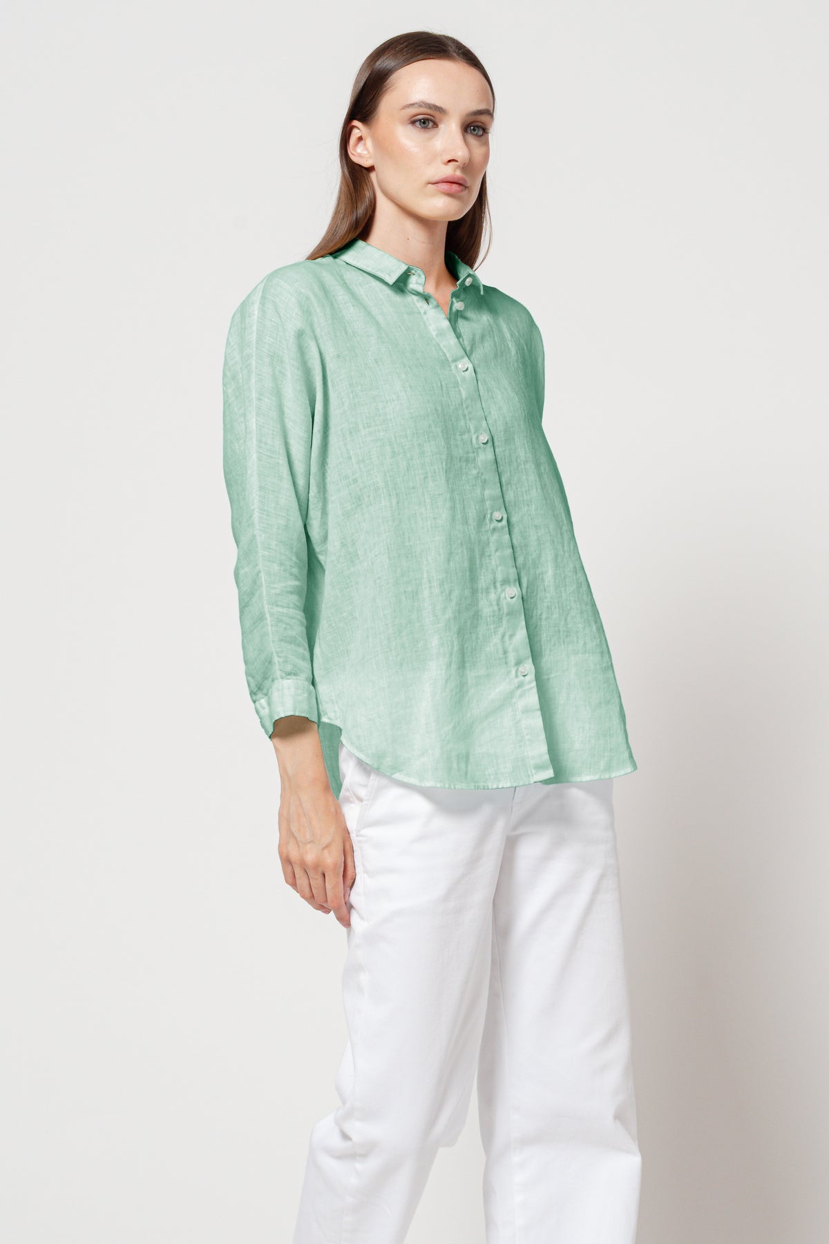 Allie Linen Blouse - Eucaly