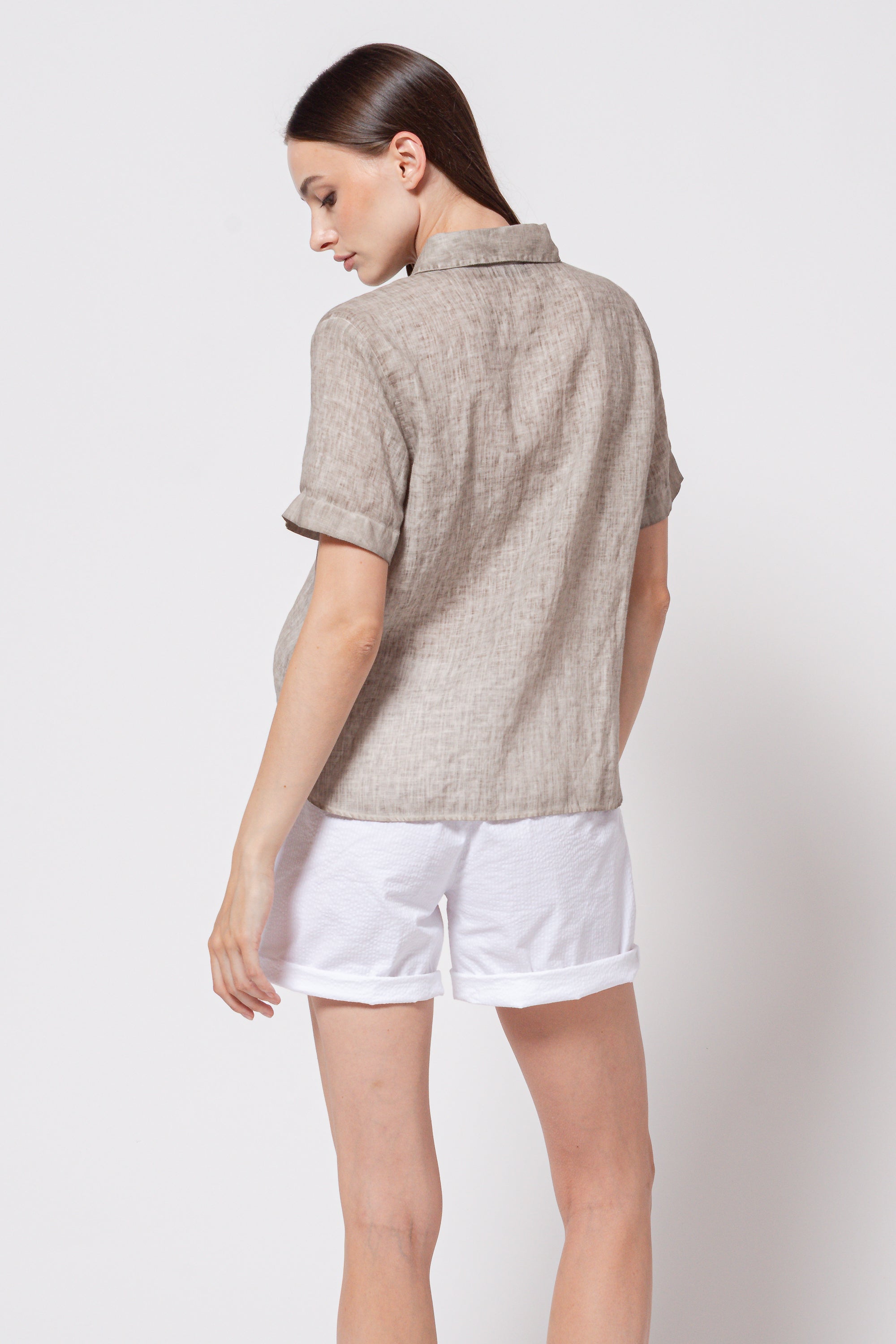 Sanna Linen Shirt - Grafite