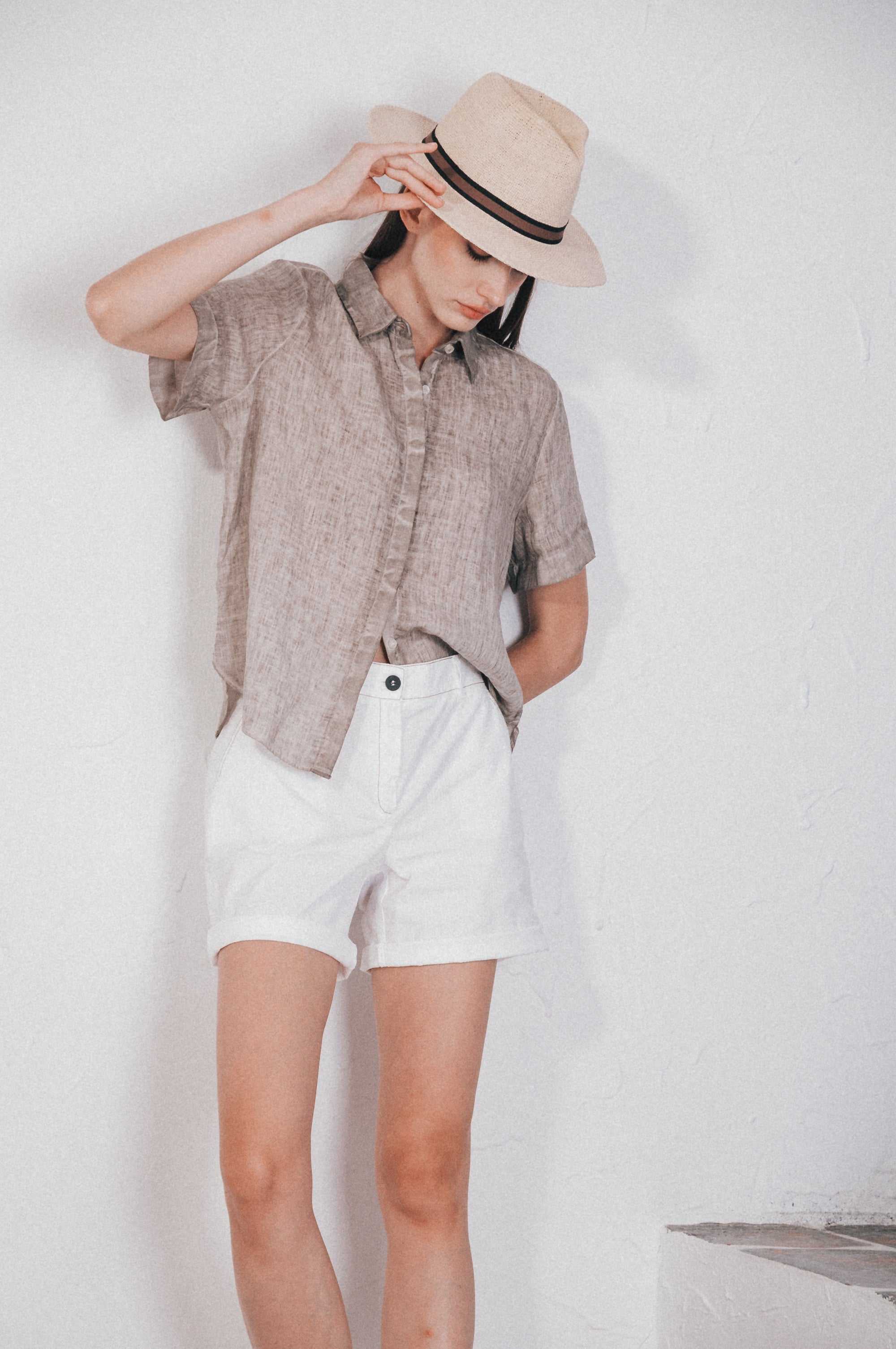 Sanna Linen Shirt - Grafite