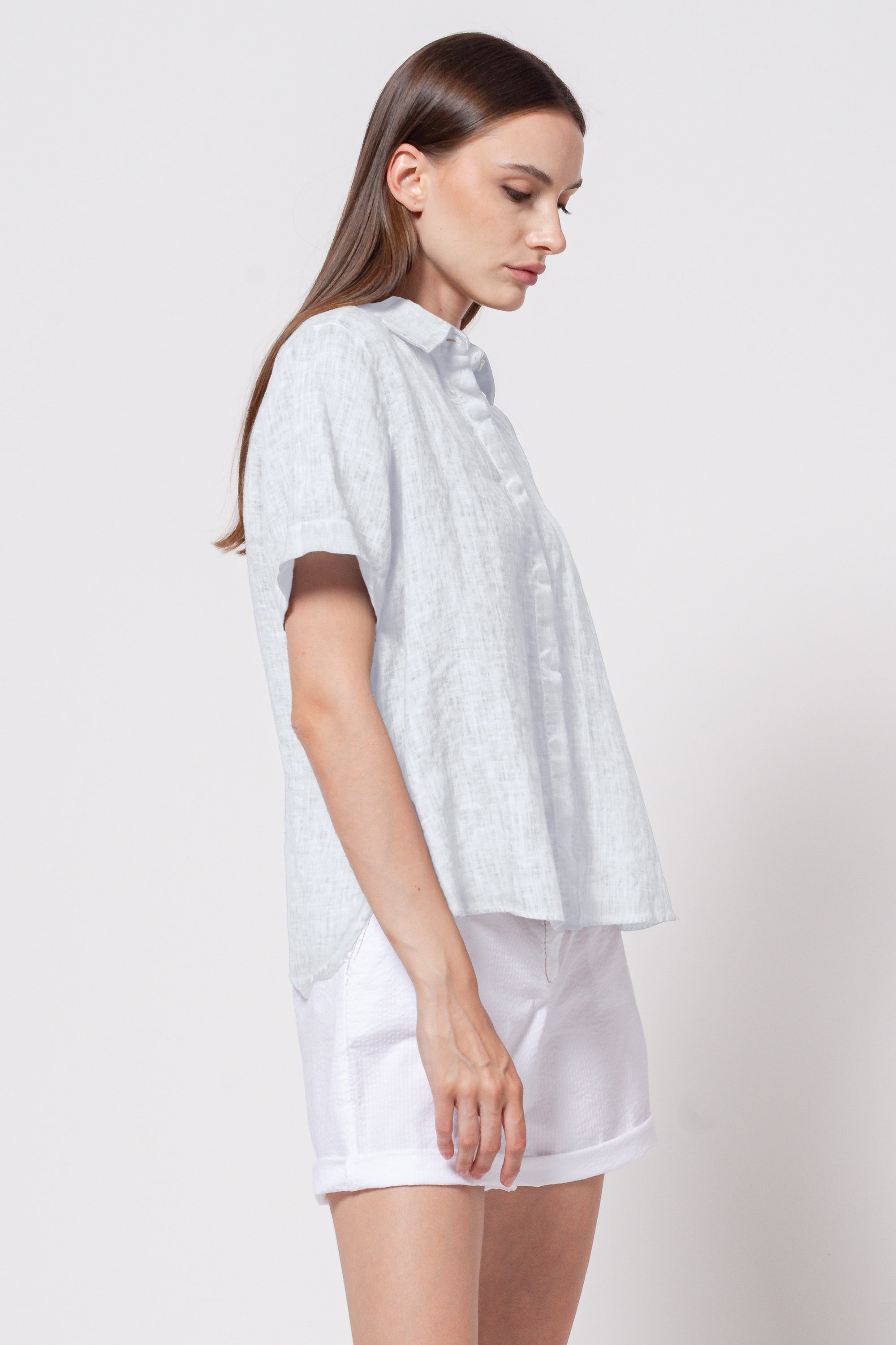 Sanna Linen Shirt - White