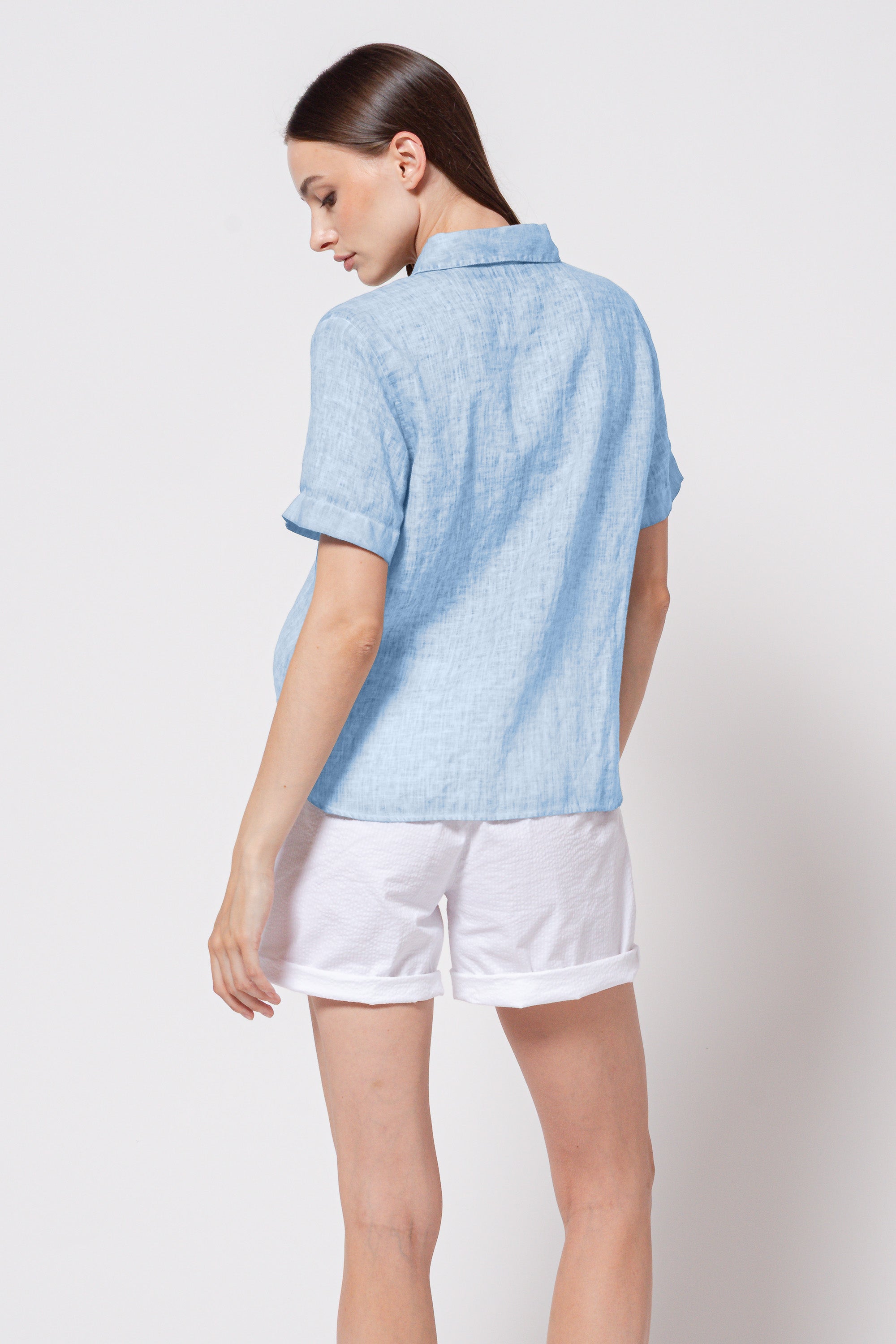 Sanna Linen Shirt - Santorini
