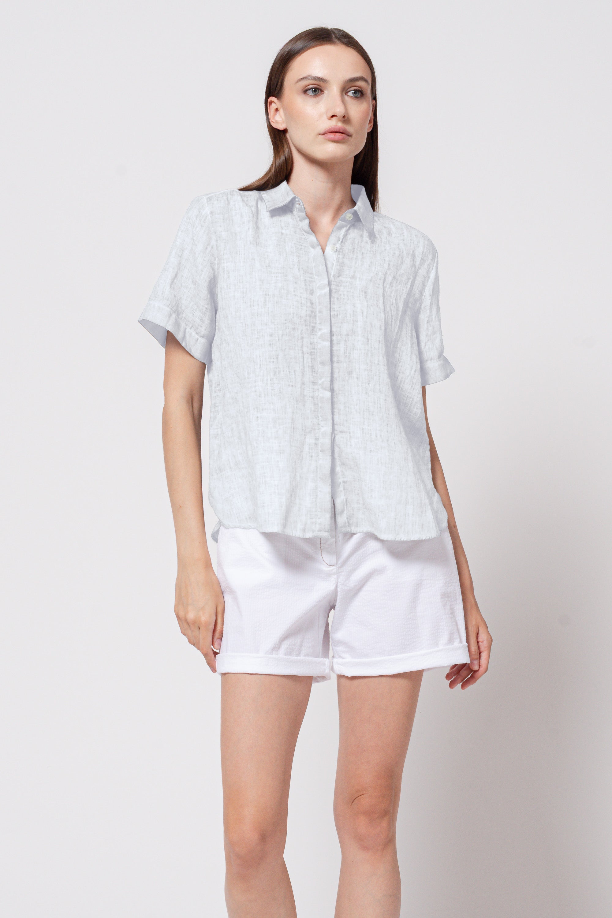 Sanna Linen Shirt - White