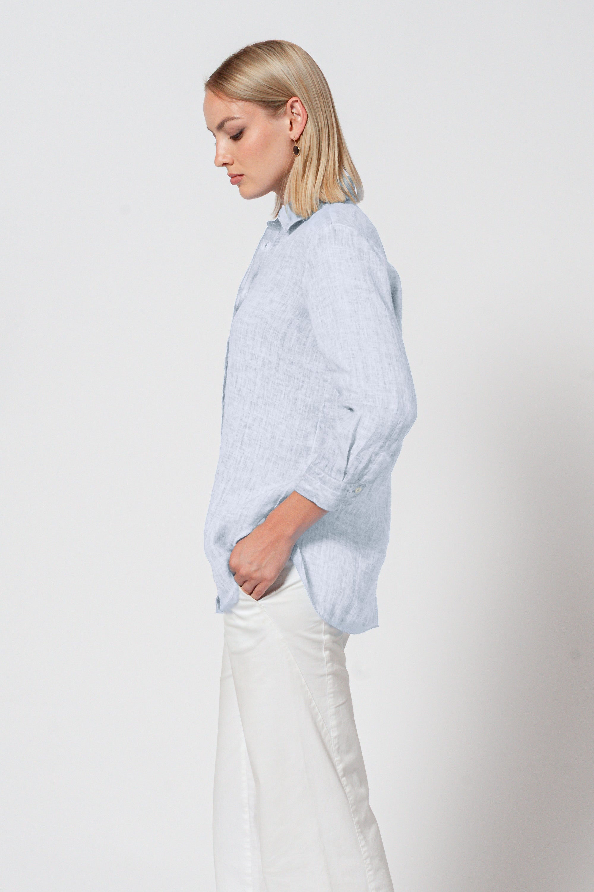 Augustina Linen Shirt - Anice