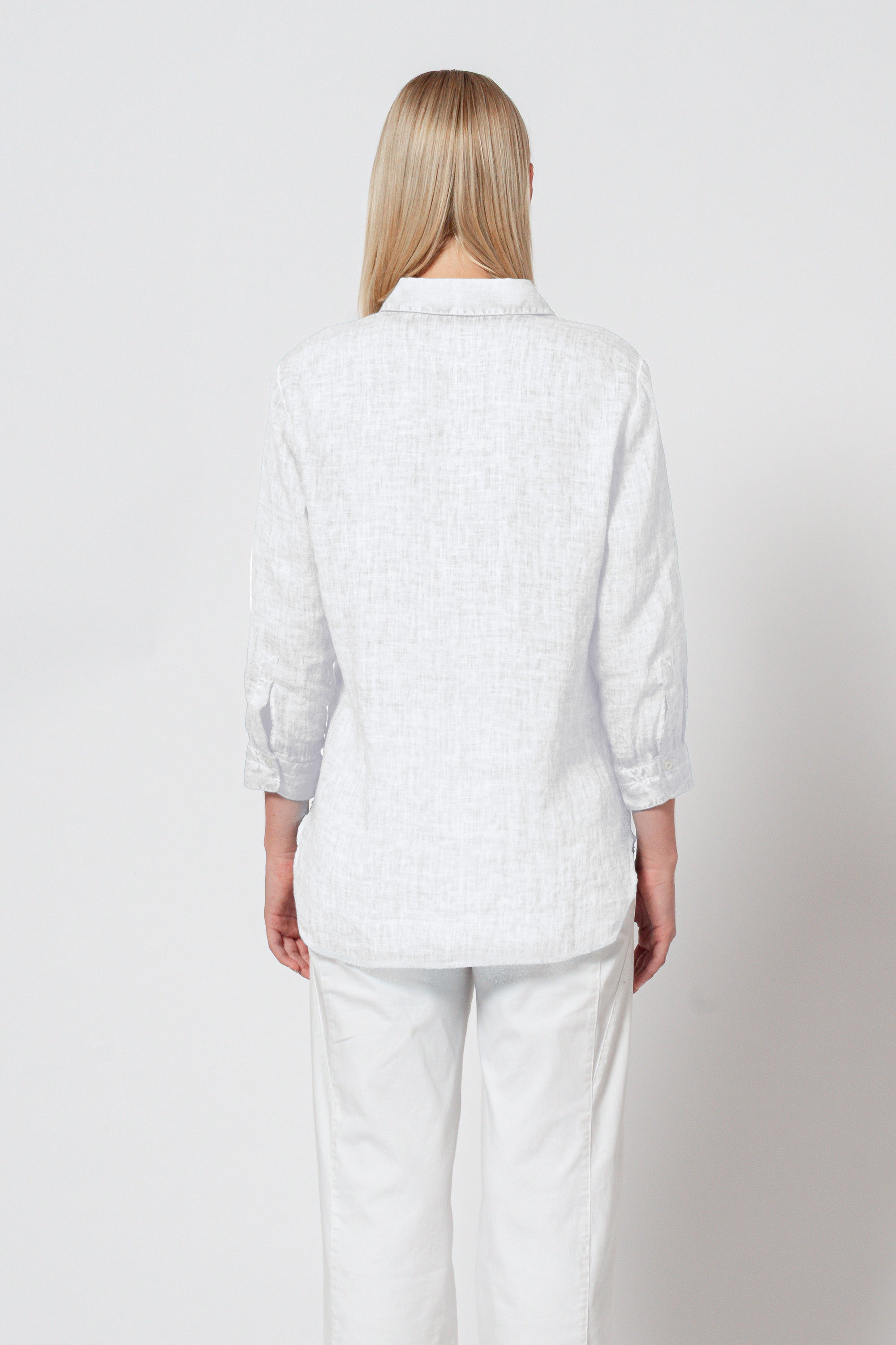 Augustina Linen Shirt - White