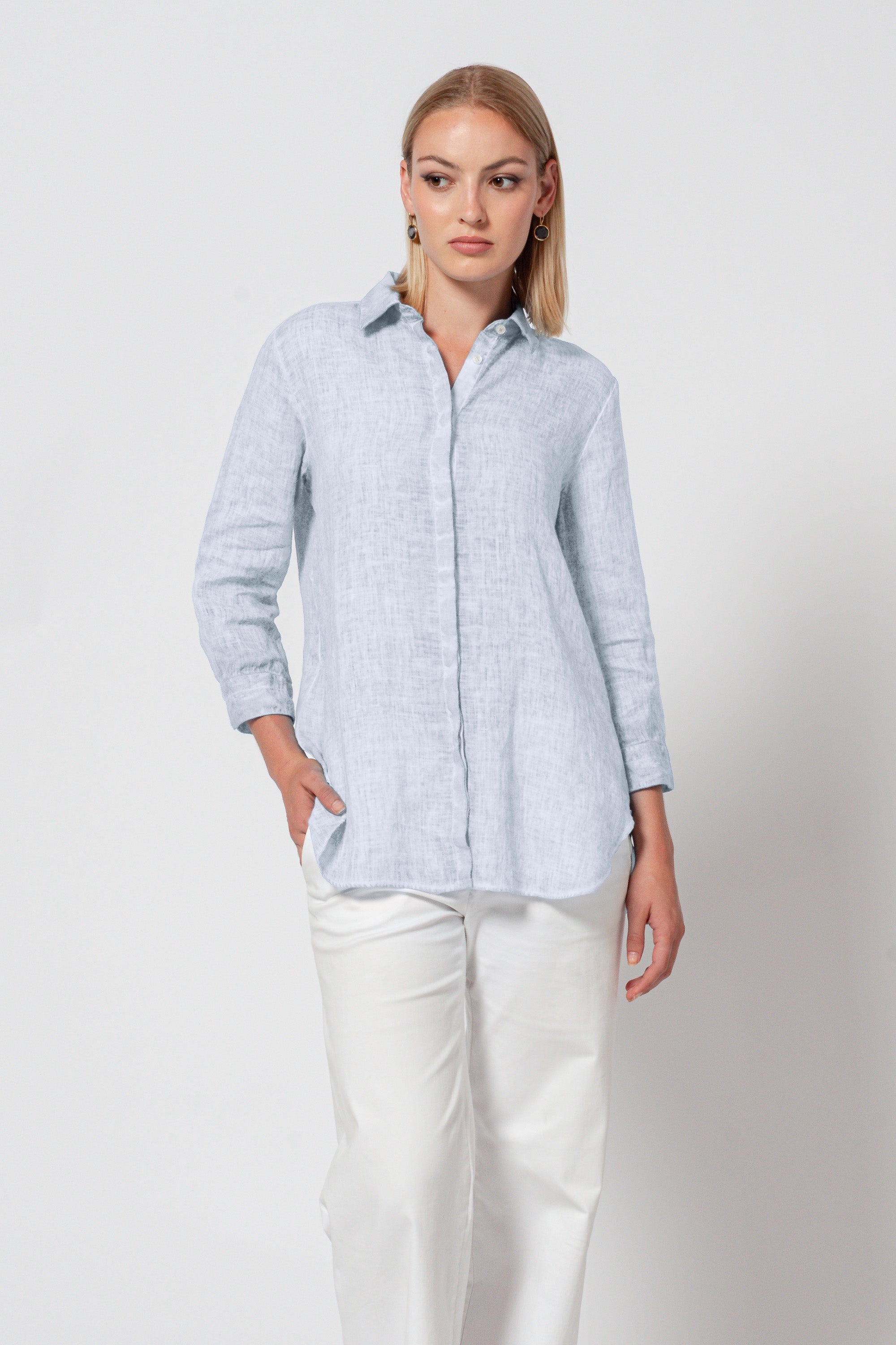 Augustina Linen Shirt - Anice