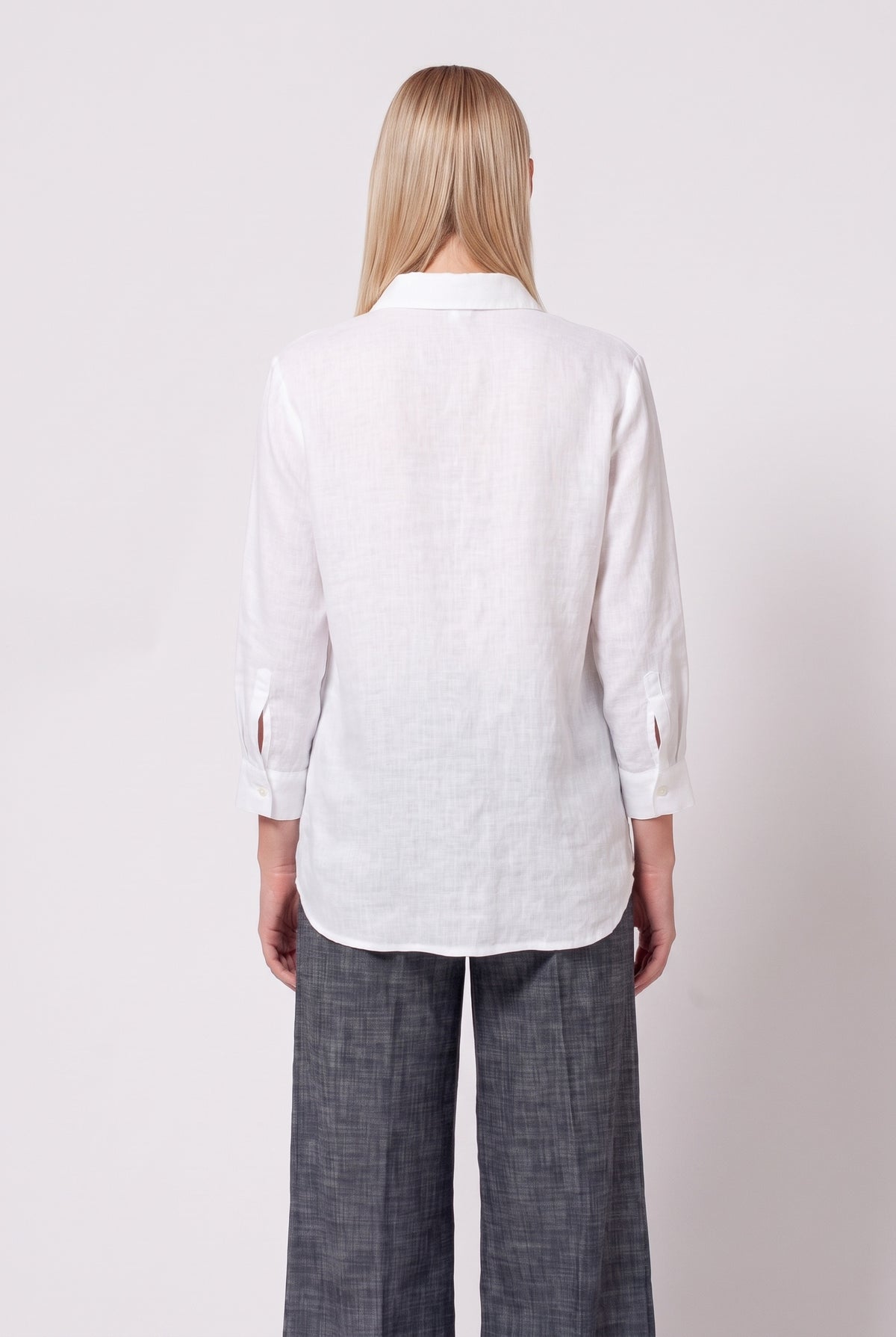 Augustina Linen Shirt - White