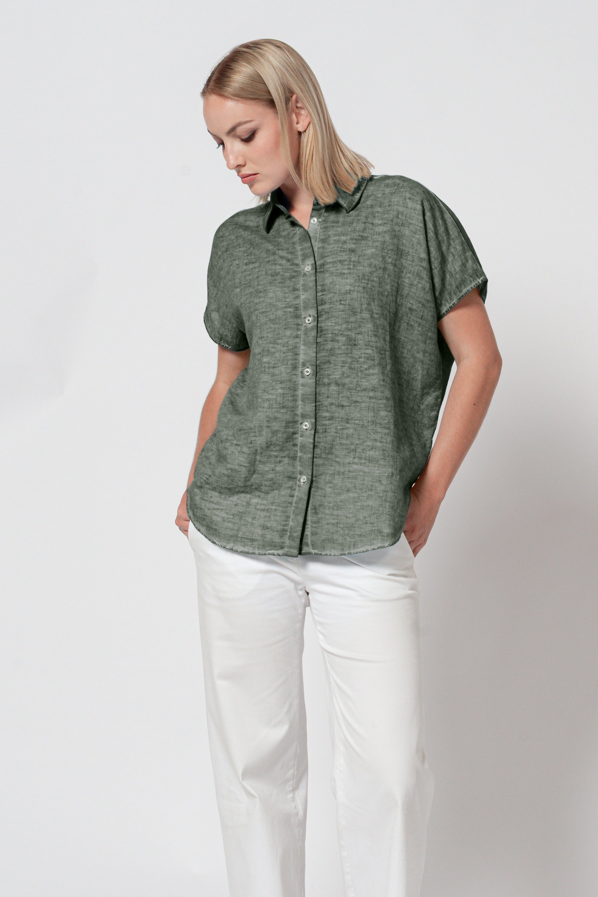 Sally Shirt - Salvia