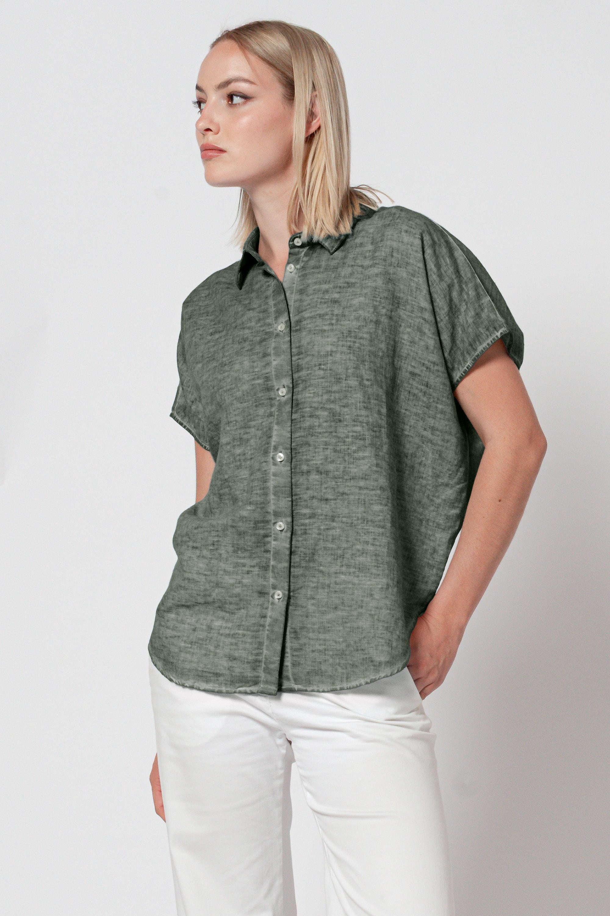 Sally Shirt - Salvia