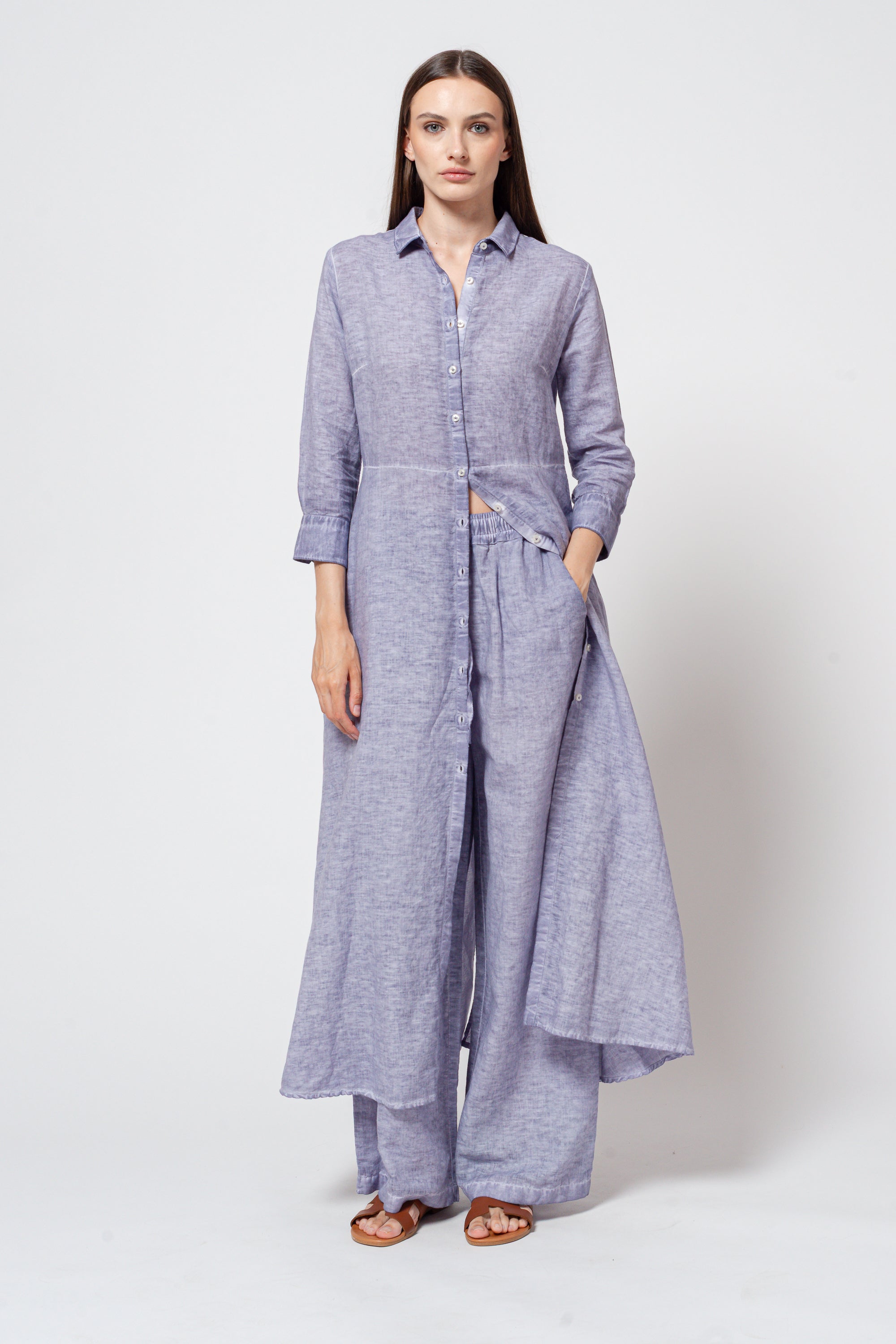 Broka Shirtdress - Lavanda