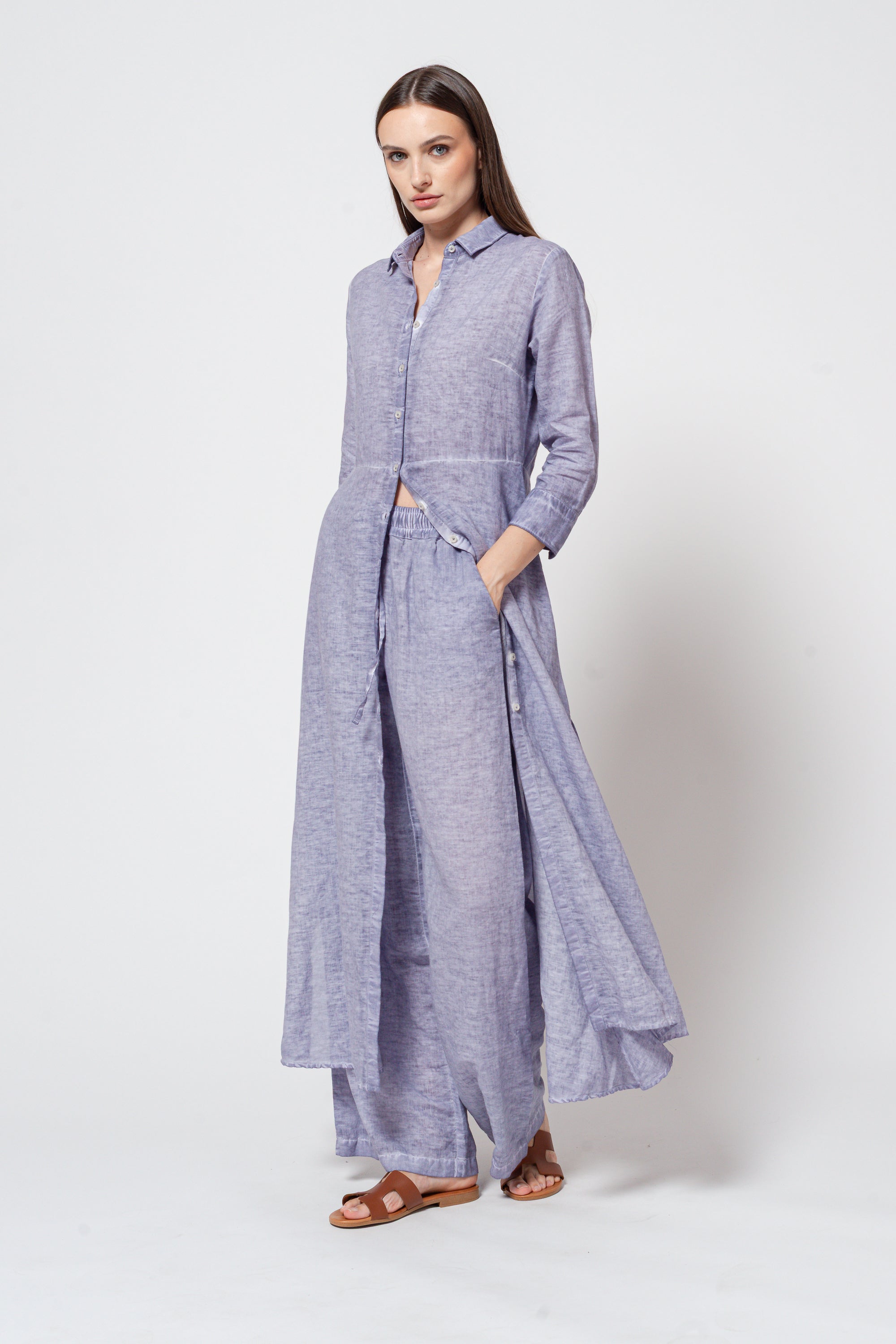 Broka Shirtdress - Lavanda