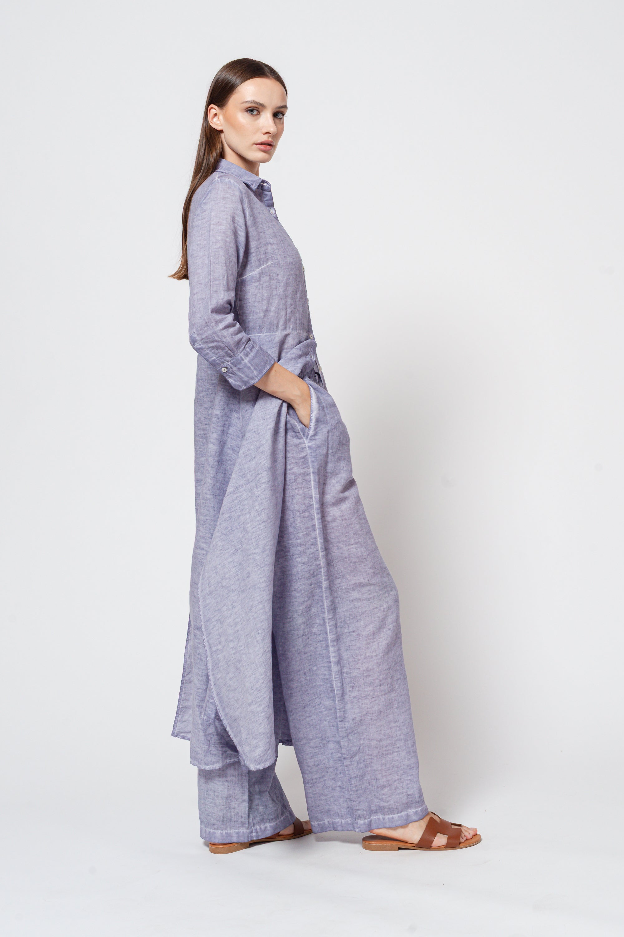 Broka Shirtdress - Lavanda