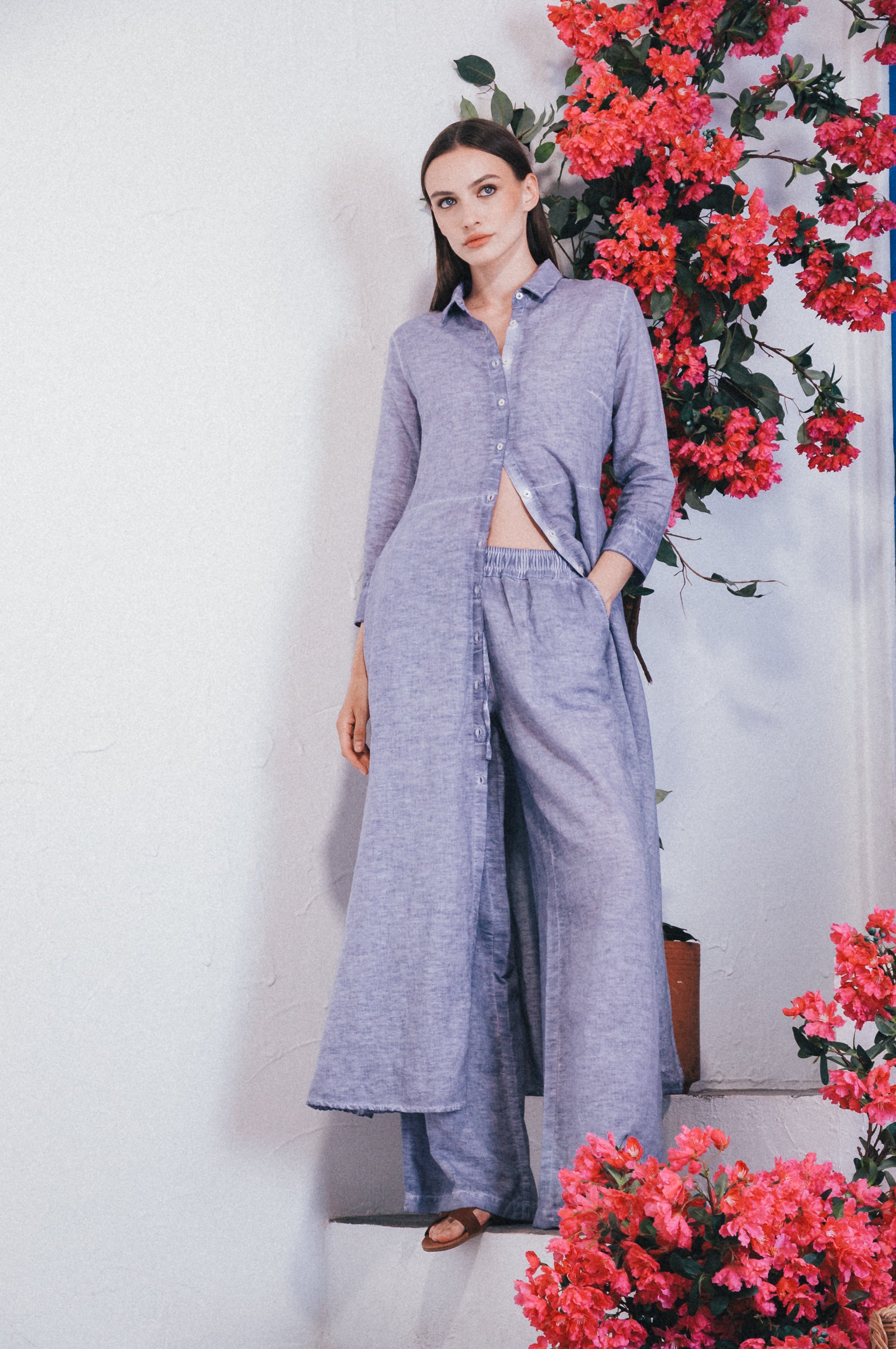 Broka Shirtdress - Lavanda