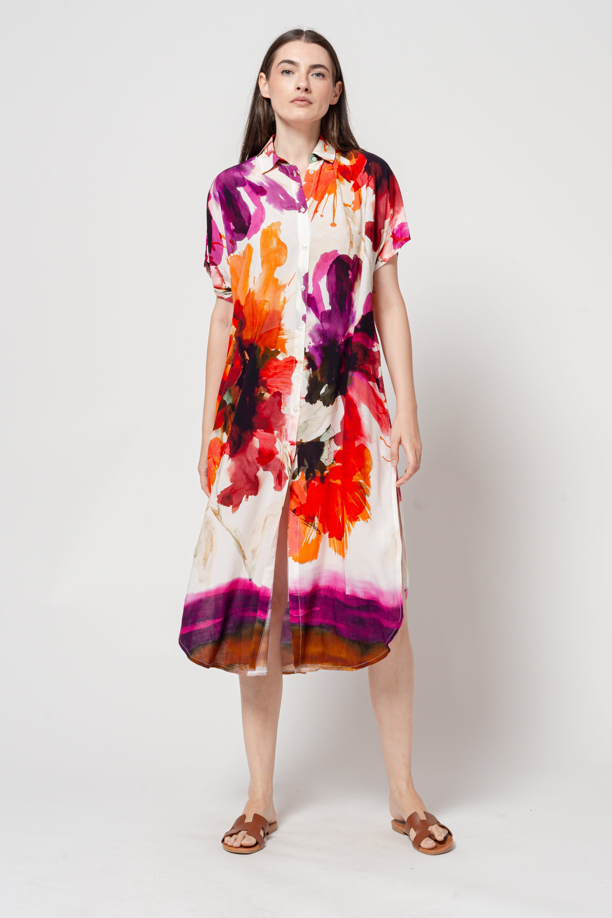 Balera Shirtdress - White