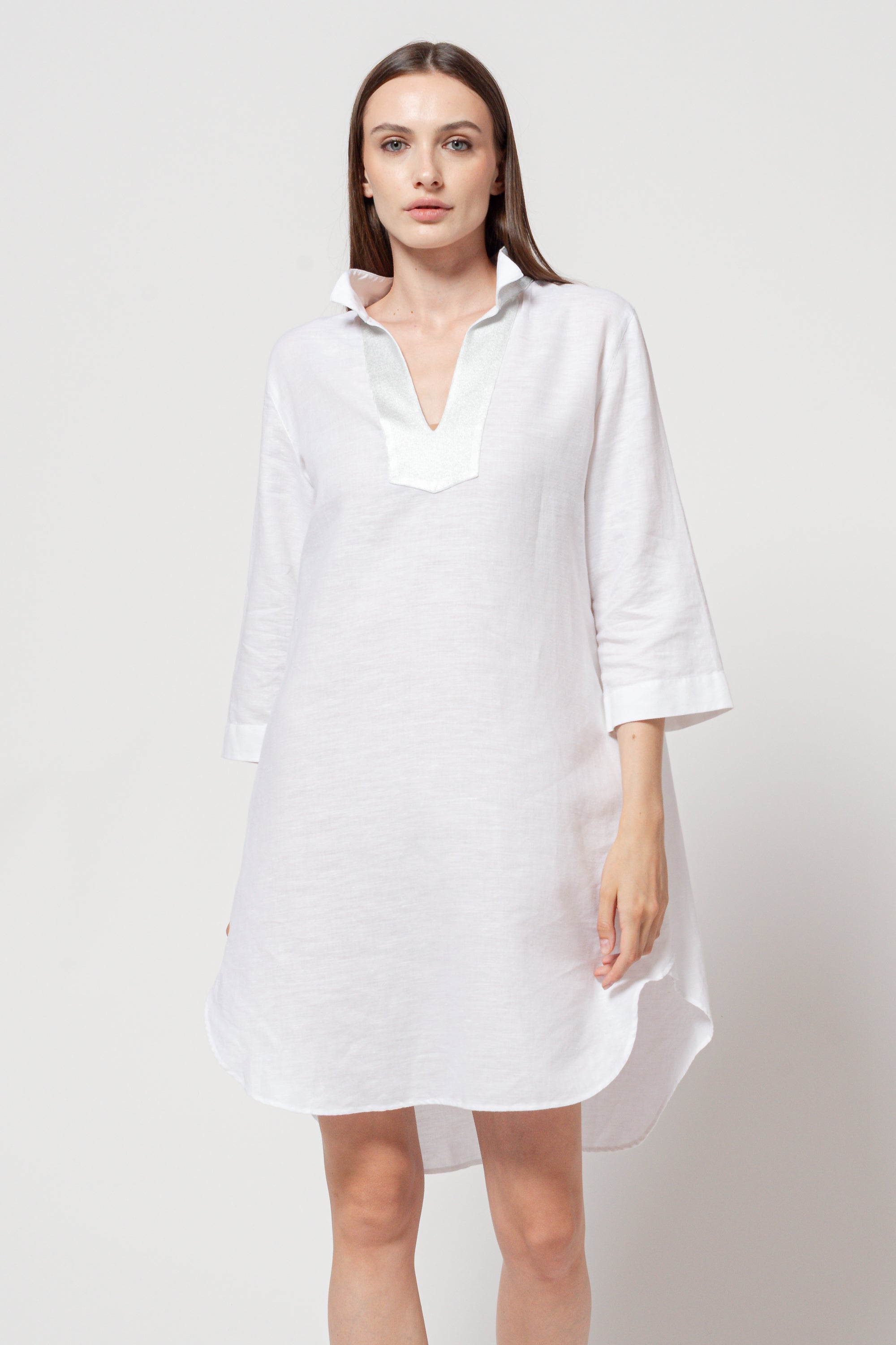 Mira Luna Kaftan - White
