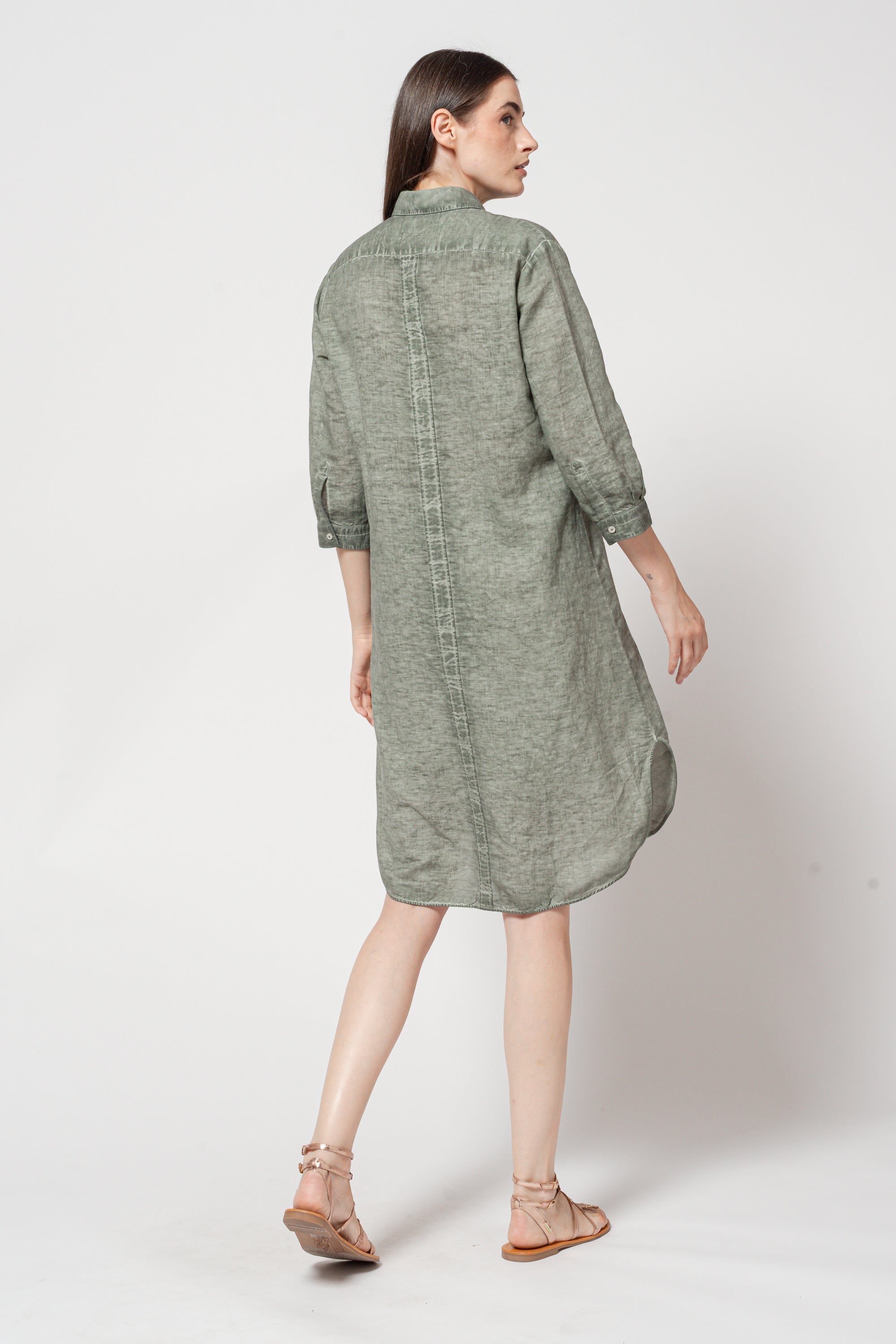 Maxi Shirtdress - Salvia