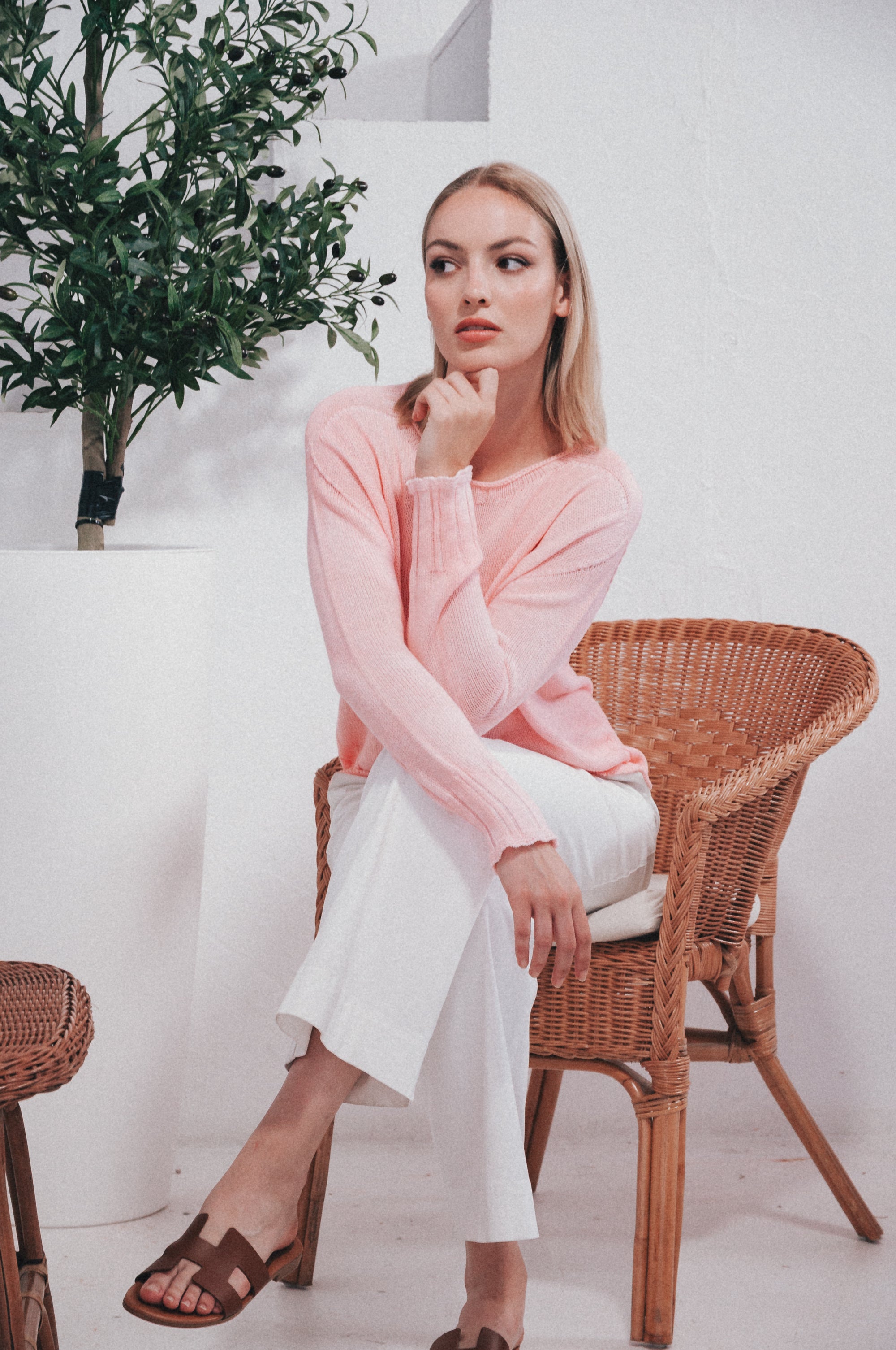 Beuca Knit - Flamingo