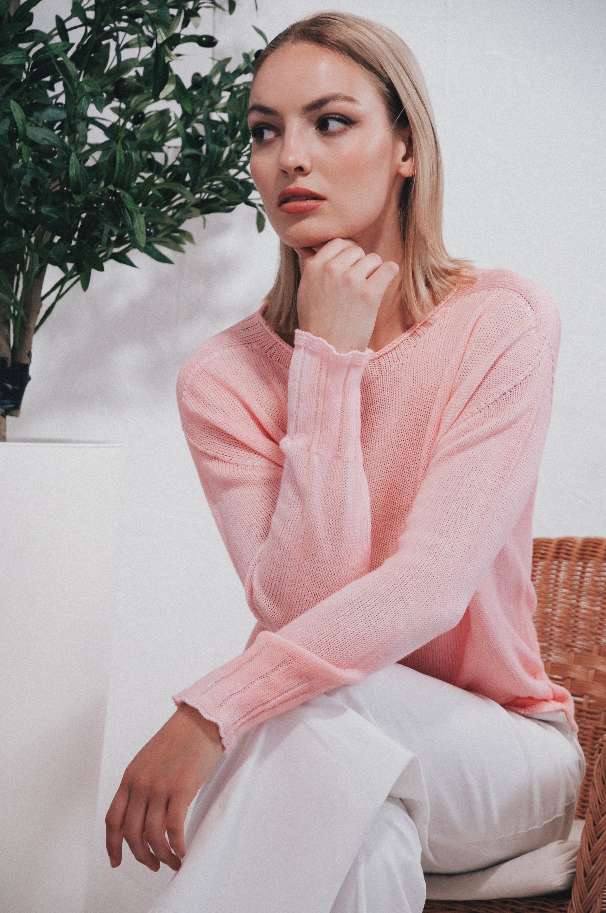 Beuca Knit - Flamingo