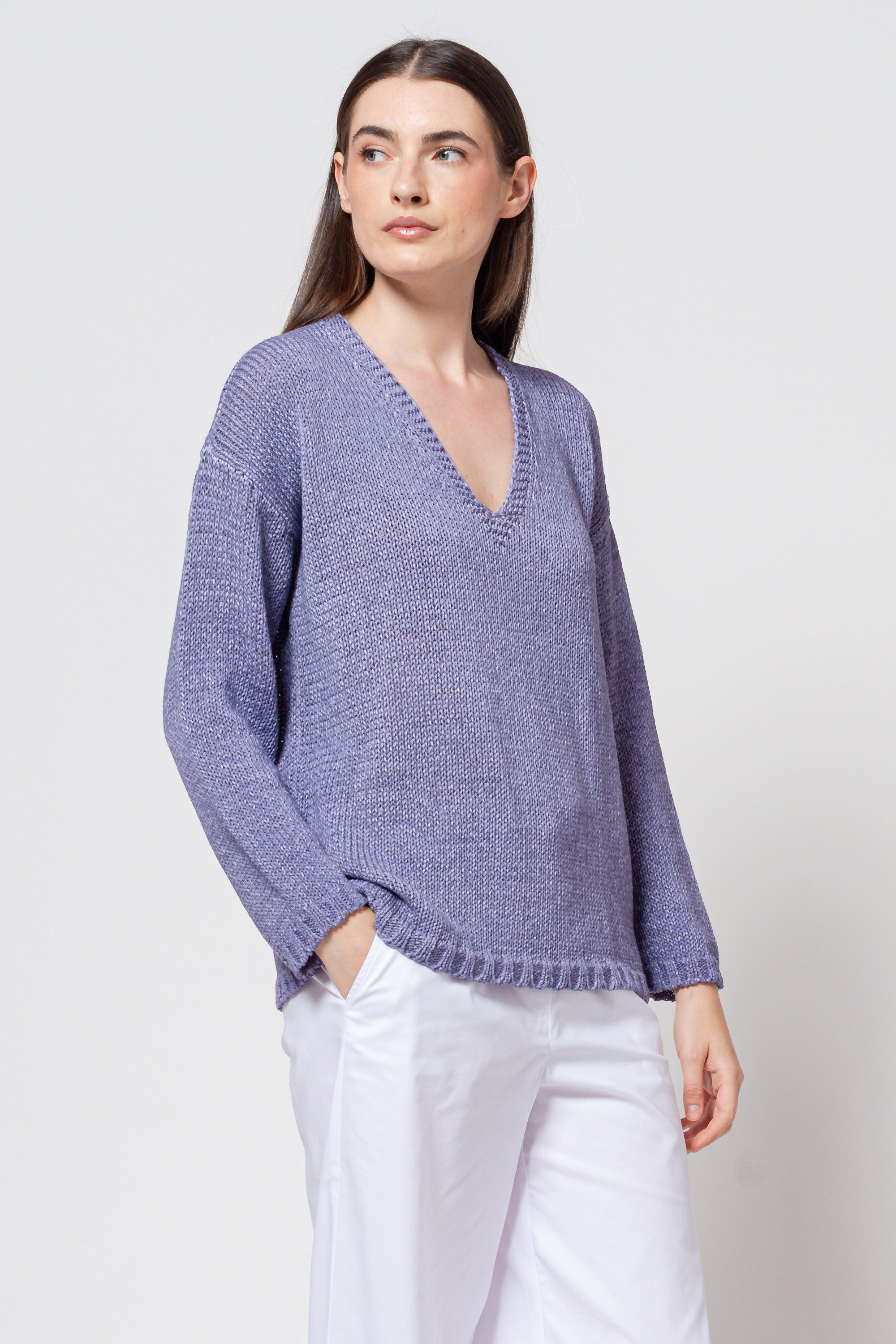 Perry V Knit - Lavanda
