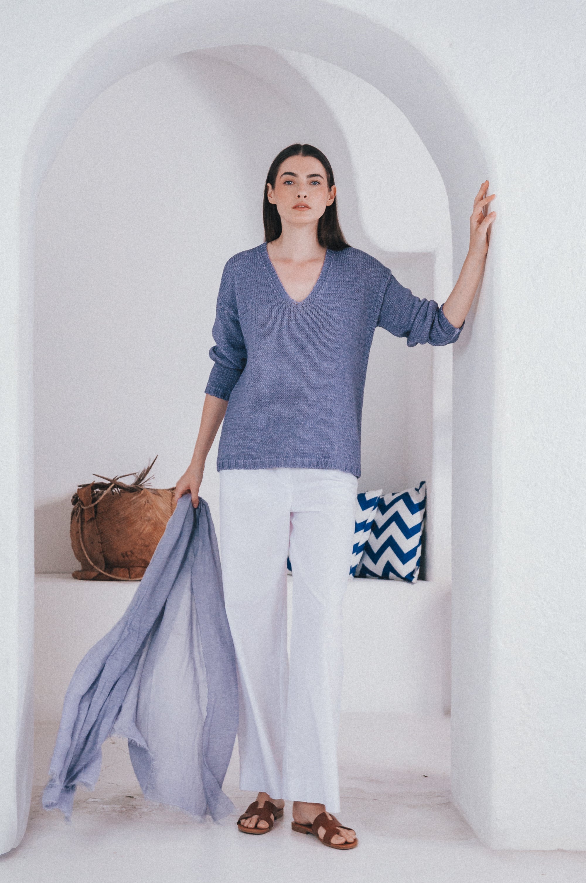 Perry V Knit - Lavanda