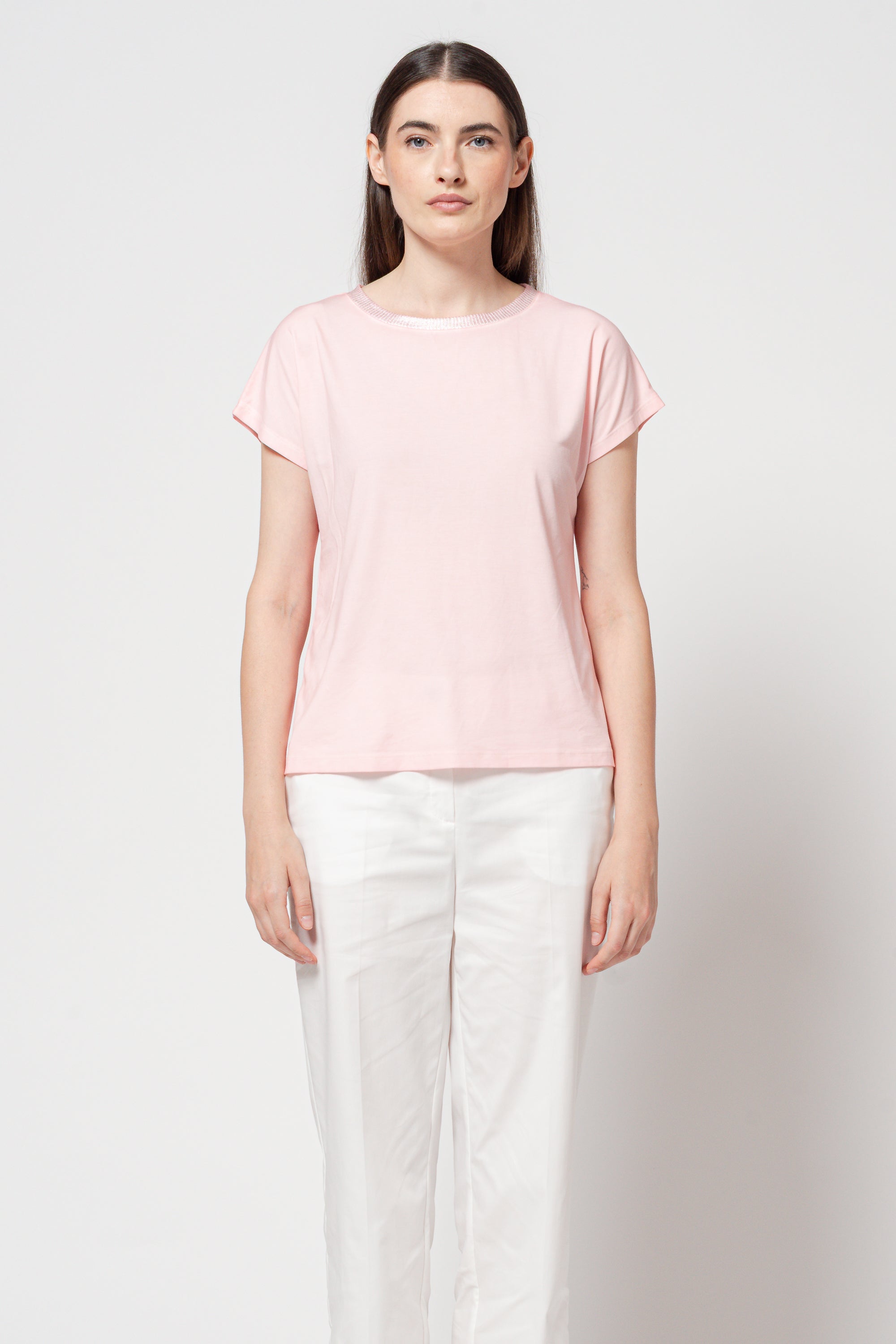 Kitty T-shirt - Flamingo