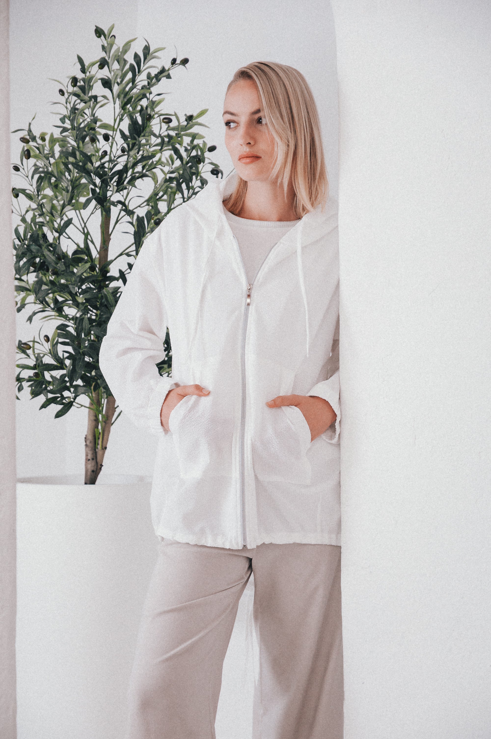 Spinnaker Parka - White