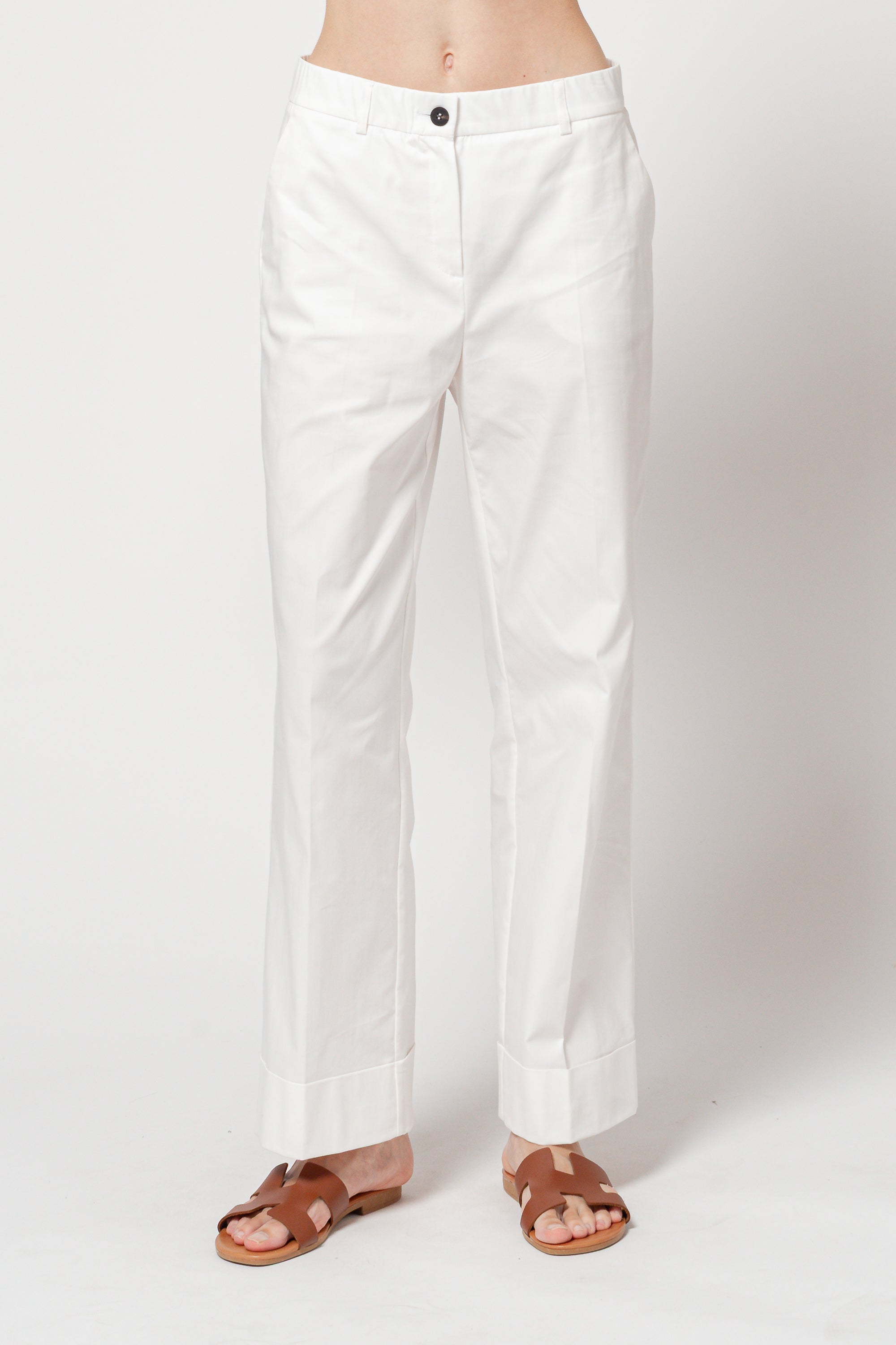 Tilda Cotton Pants - Milk