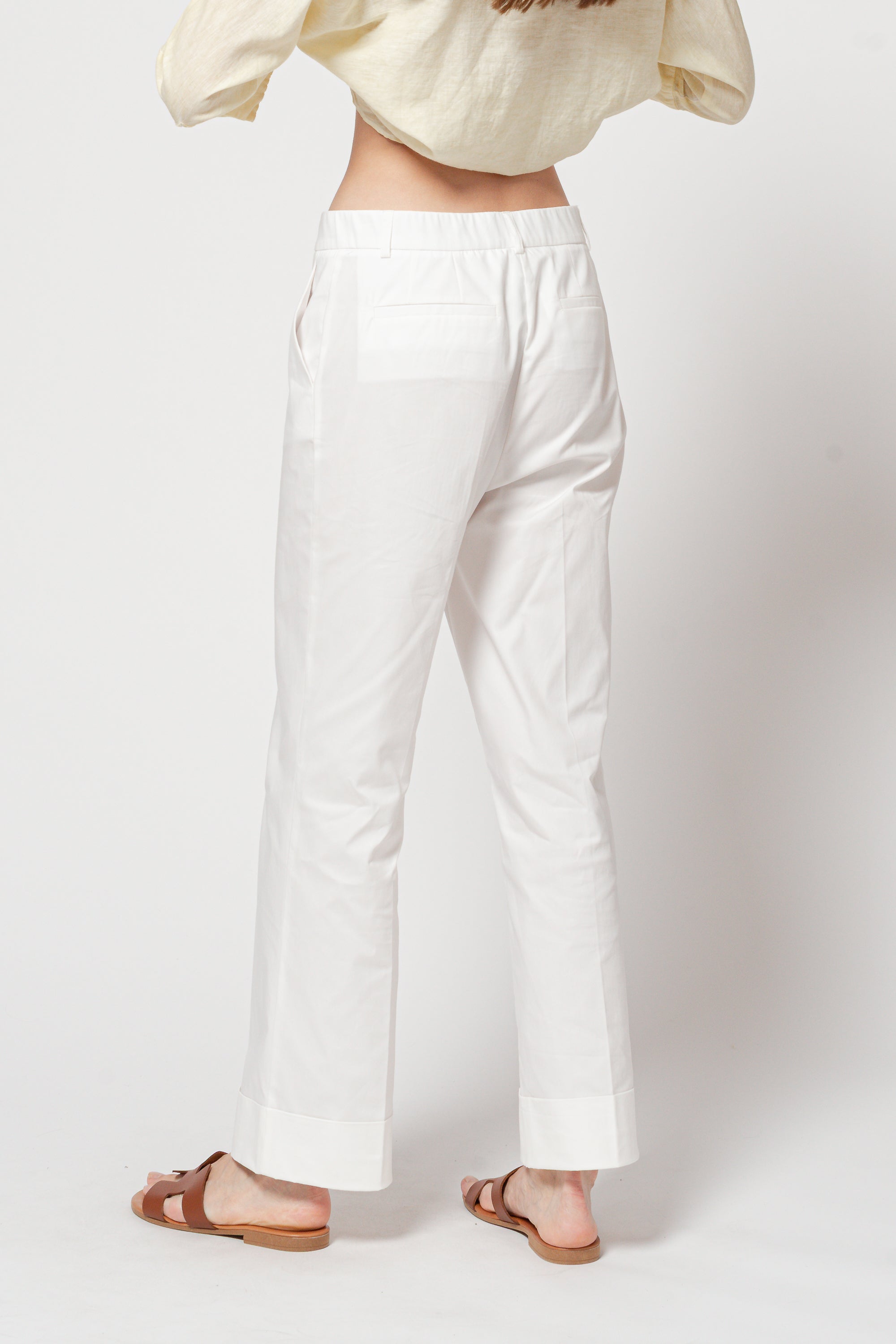 Tilda Cotton Pants - Milk