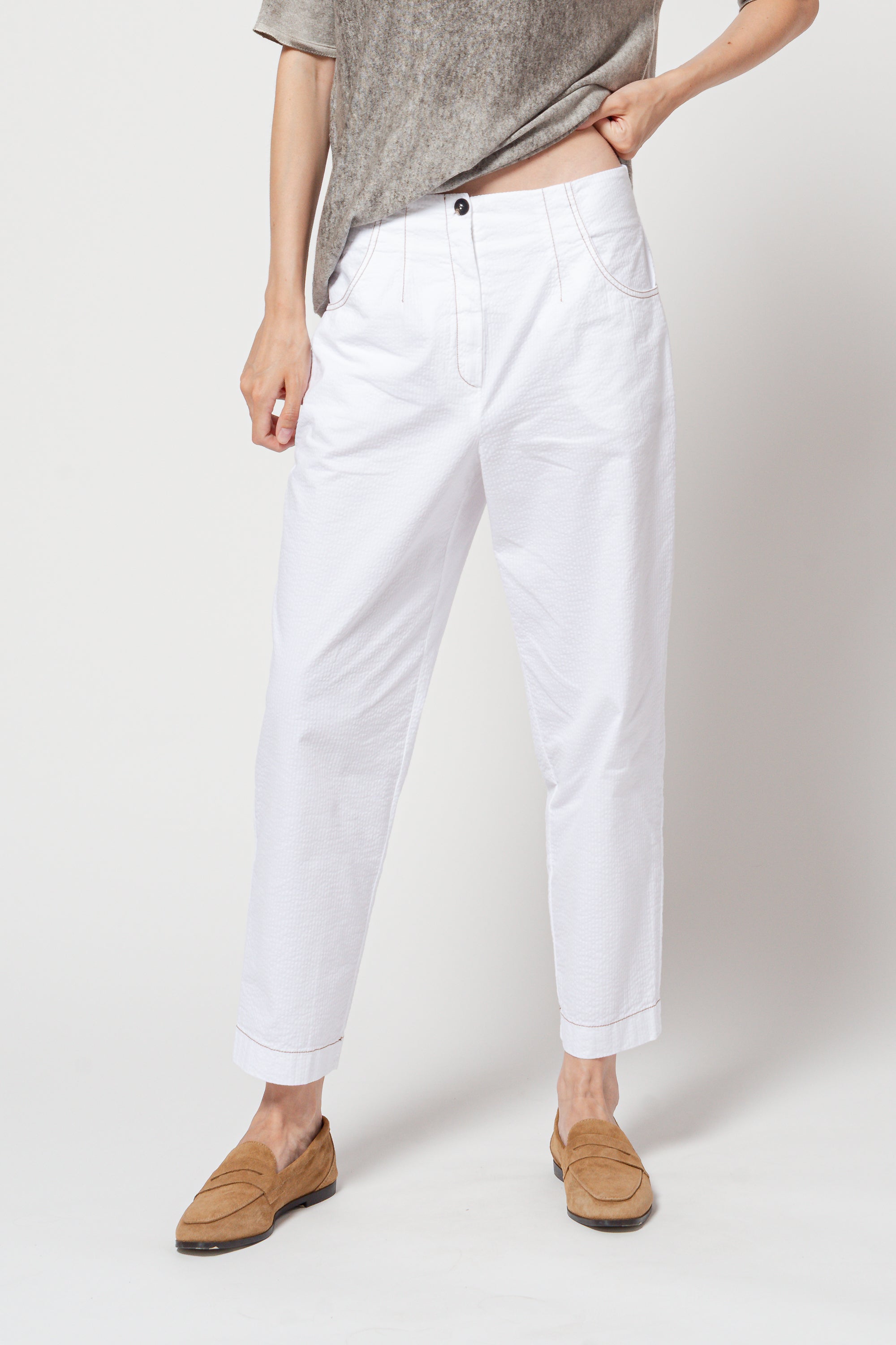 Yachting Slacks - White