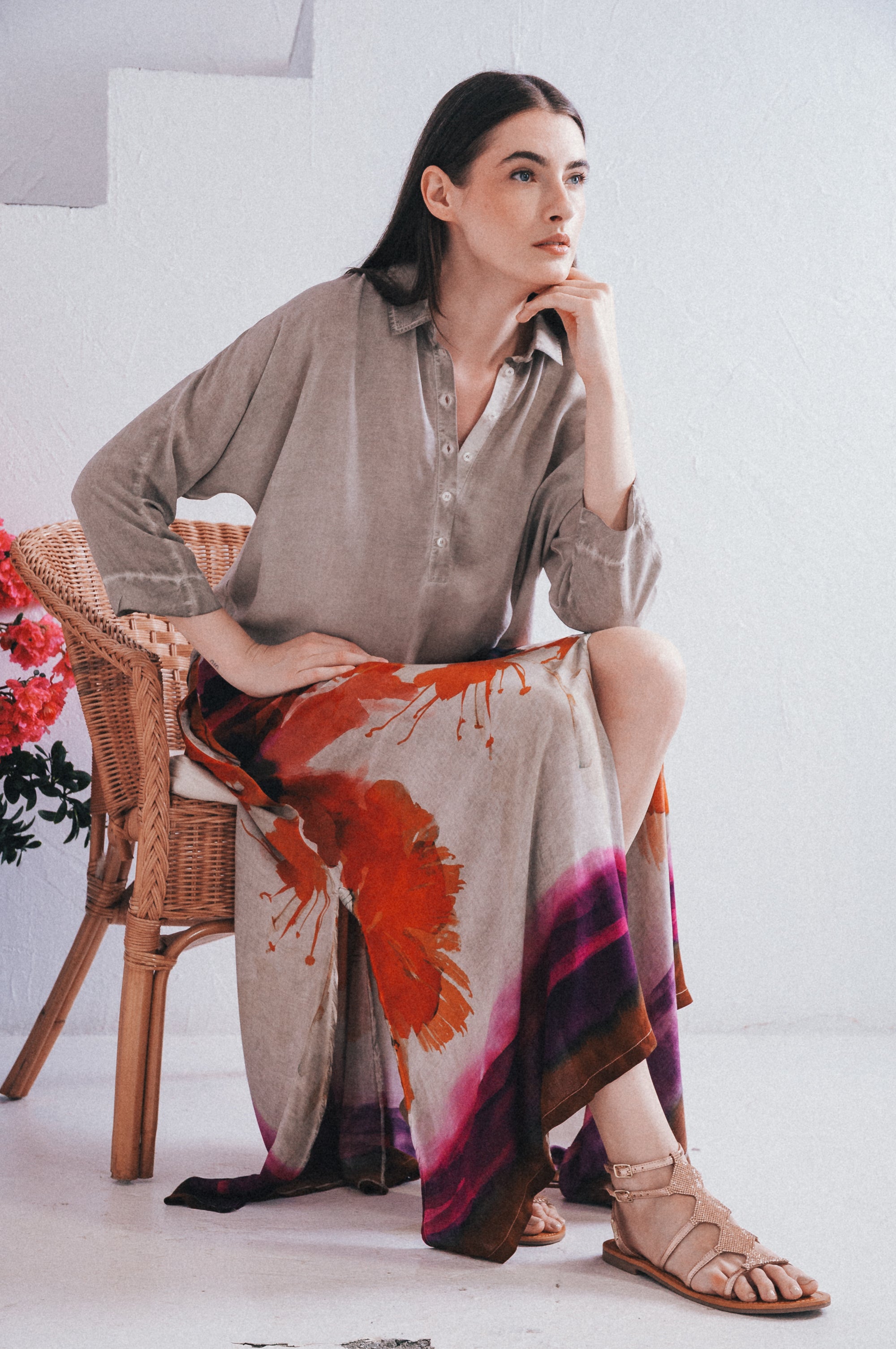 Partenope Skirt - Grafite