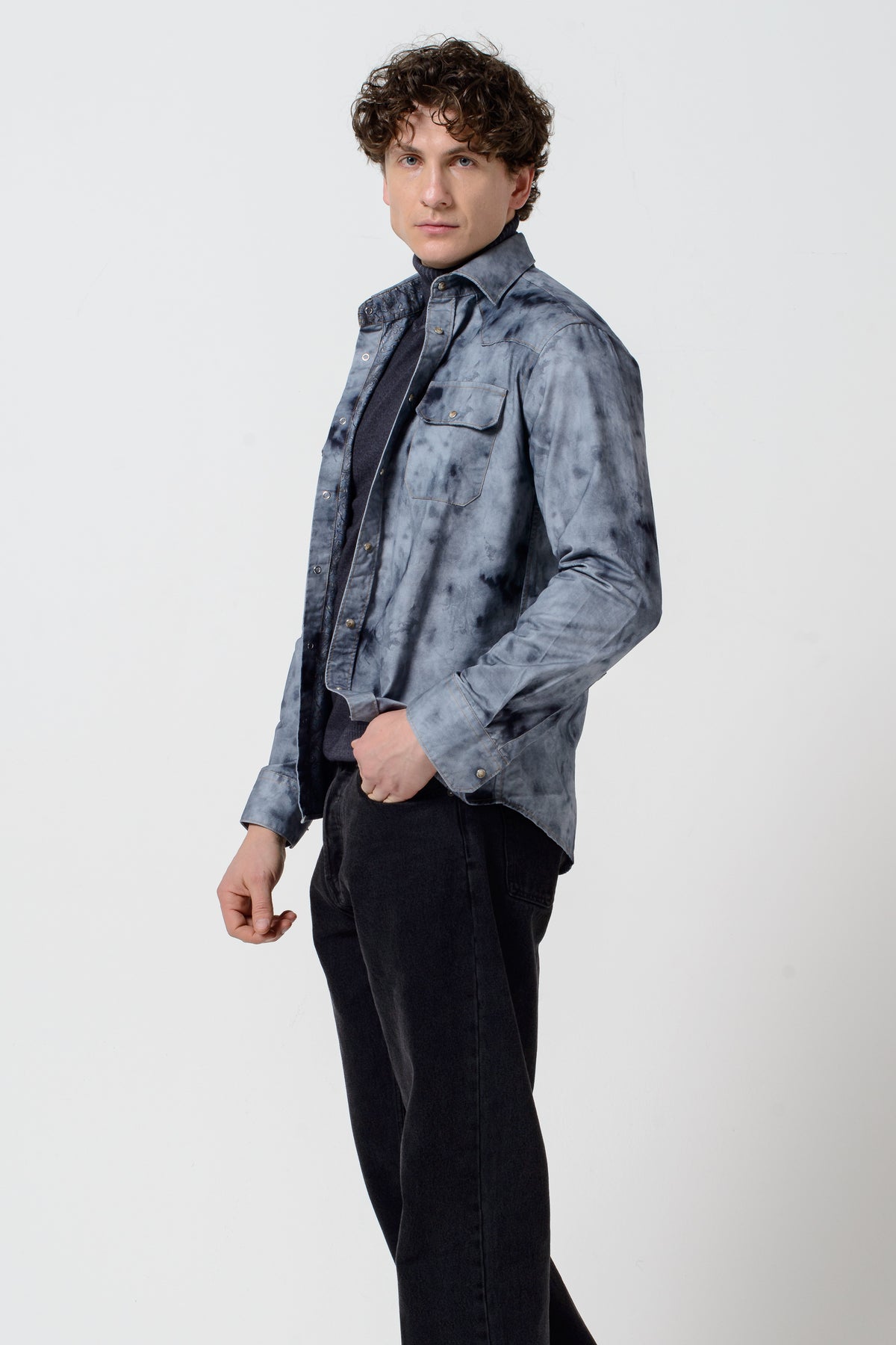 Davis Western Shirt - Ferro