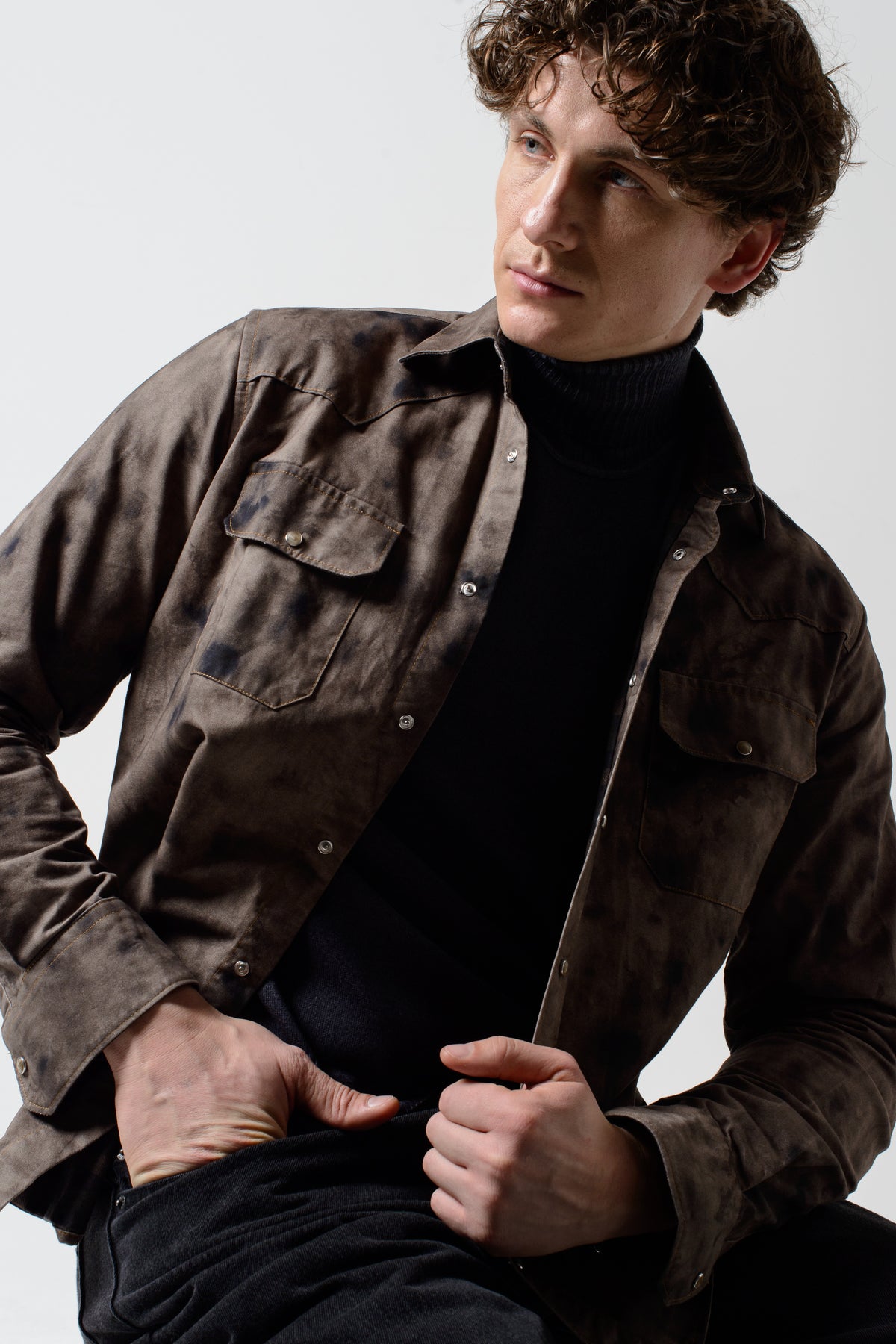 Davis Western Shirt - Cuoio