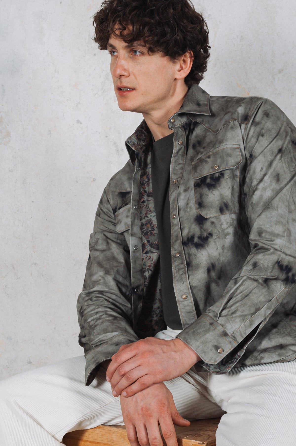 Davis Western Shirt - Olio