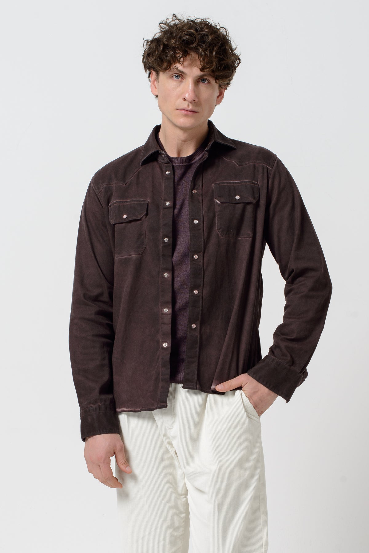 Waco Western Shirt - Mosto