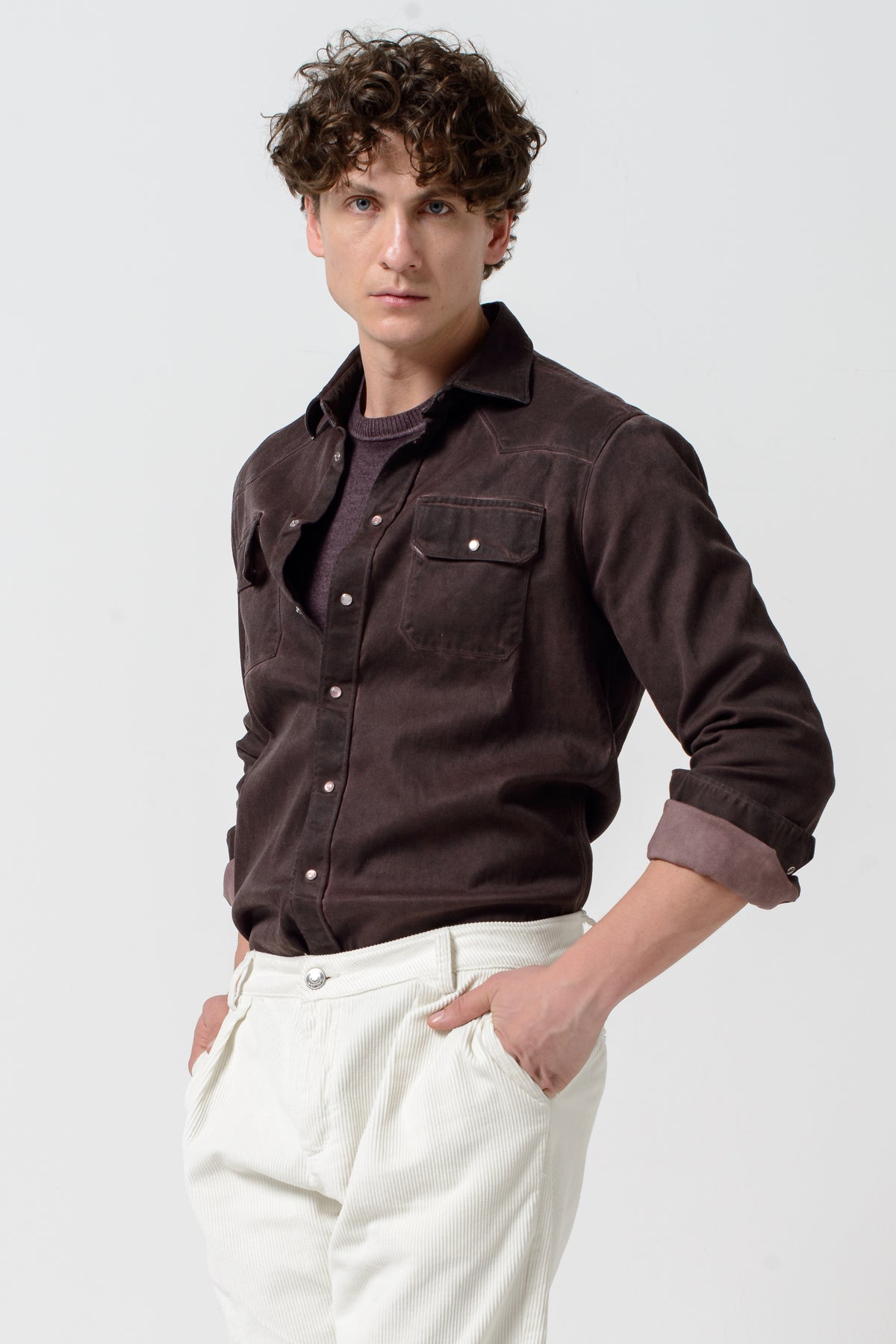 Waco Western Shirt - Mosto