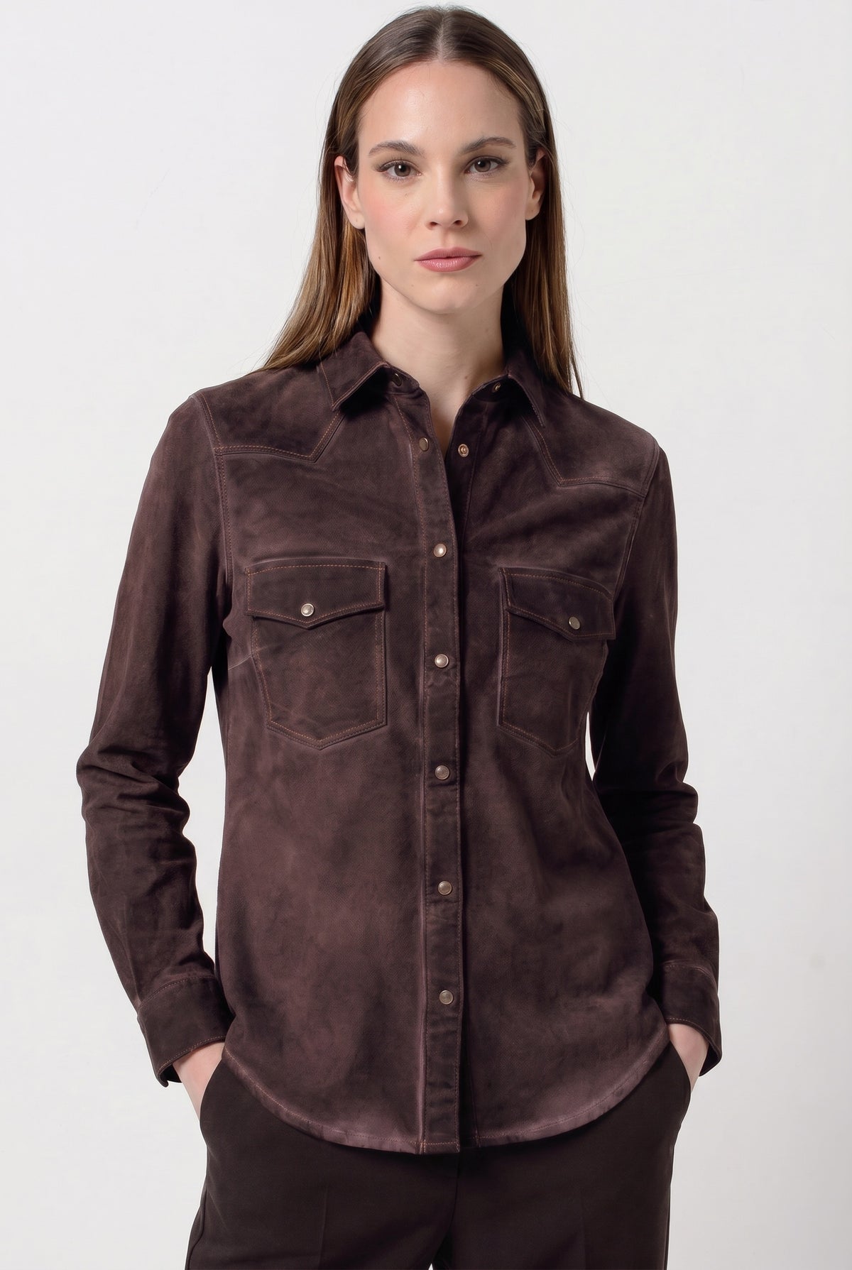 Victoria Western Shirt - Mosto