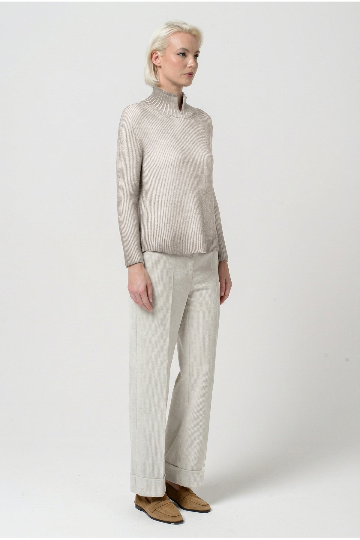 Engadina Knit Soffio Art - Taupe