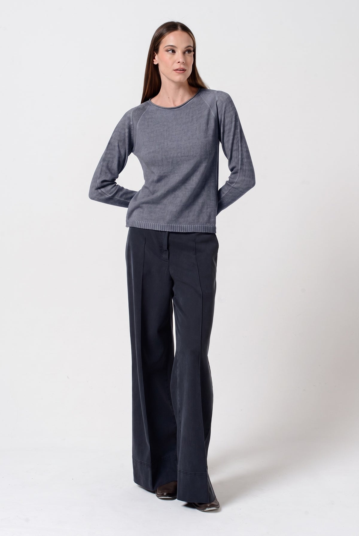 Gironica Crew Knit - Jeans