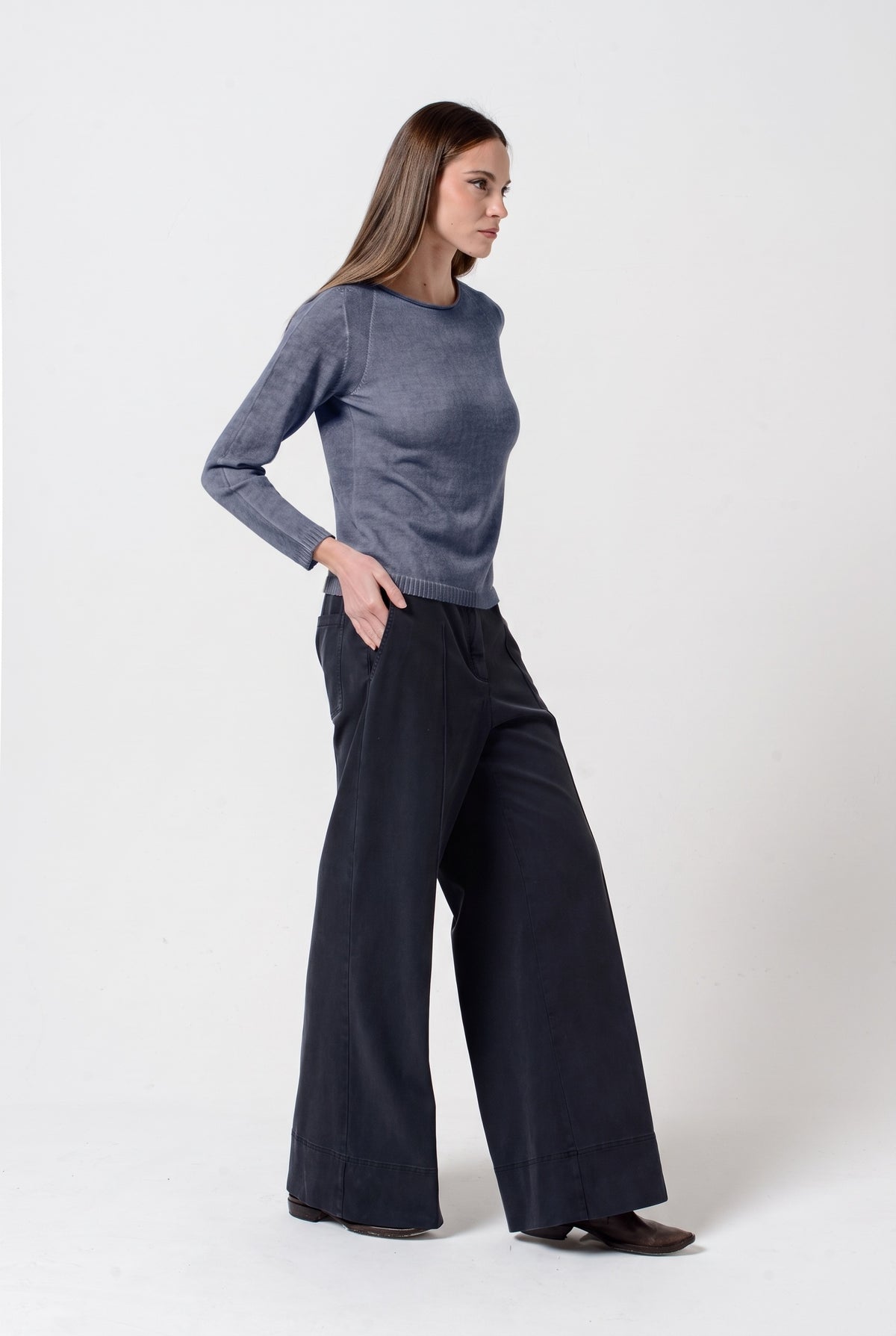 Gironica Crew Knit - Jeans