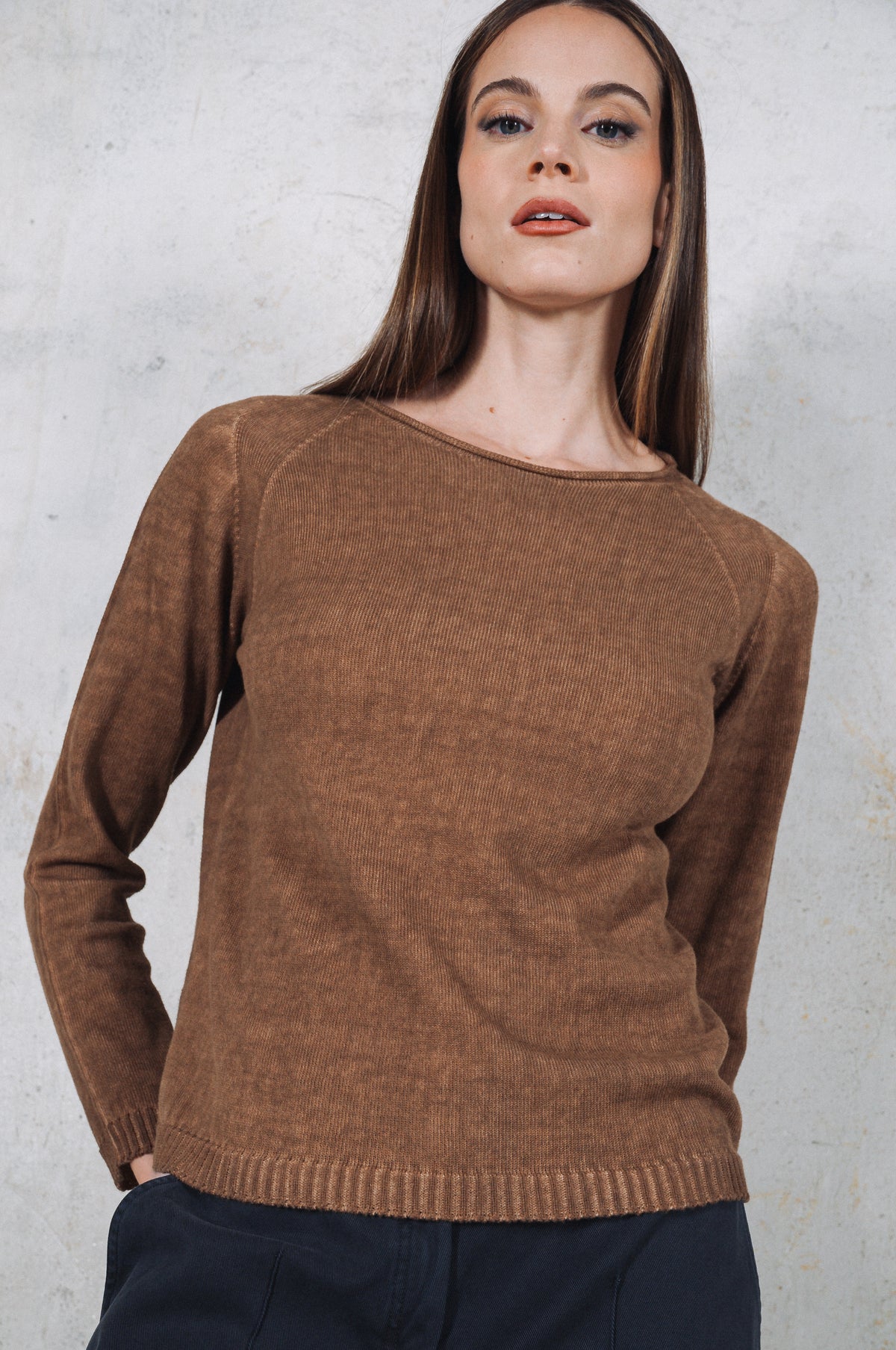 Gironica Crew Knit - Terre