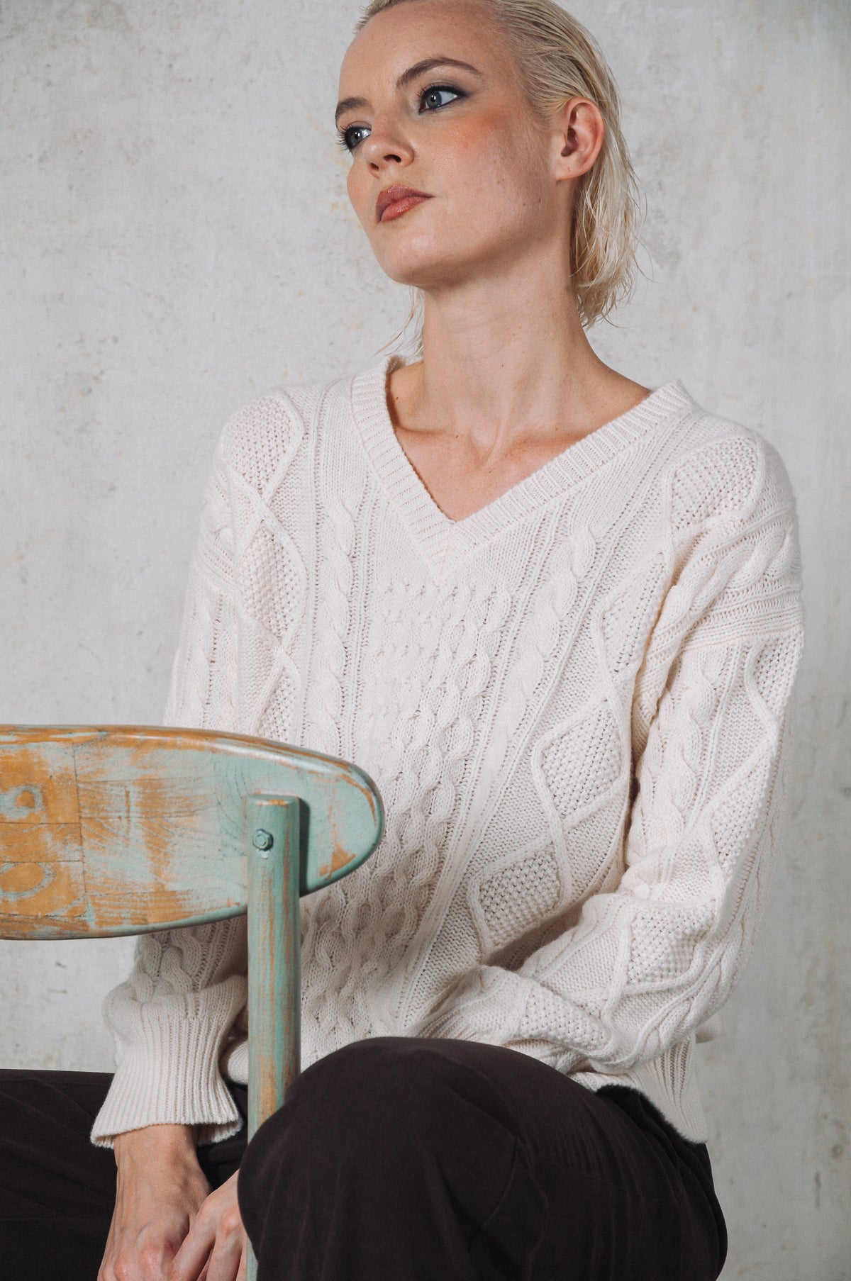 Braies V Knit in Foam